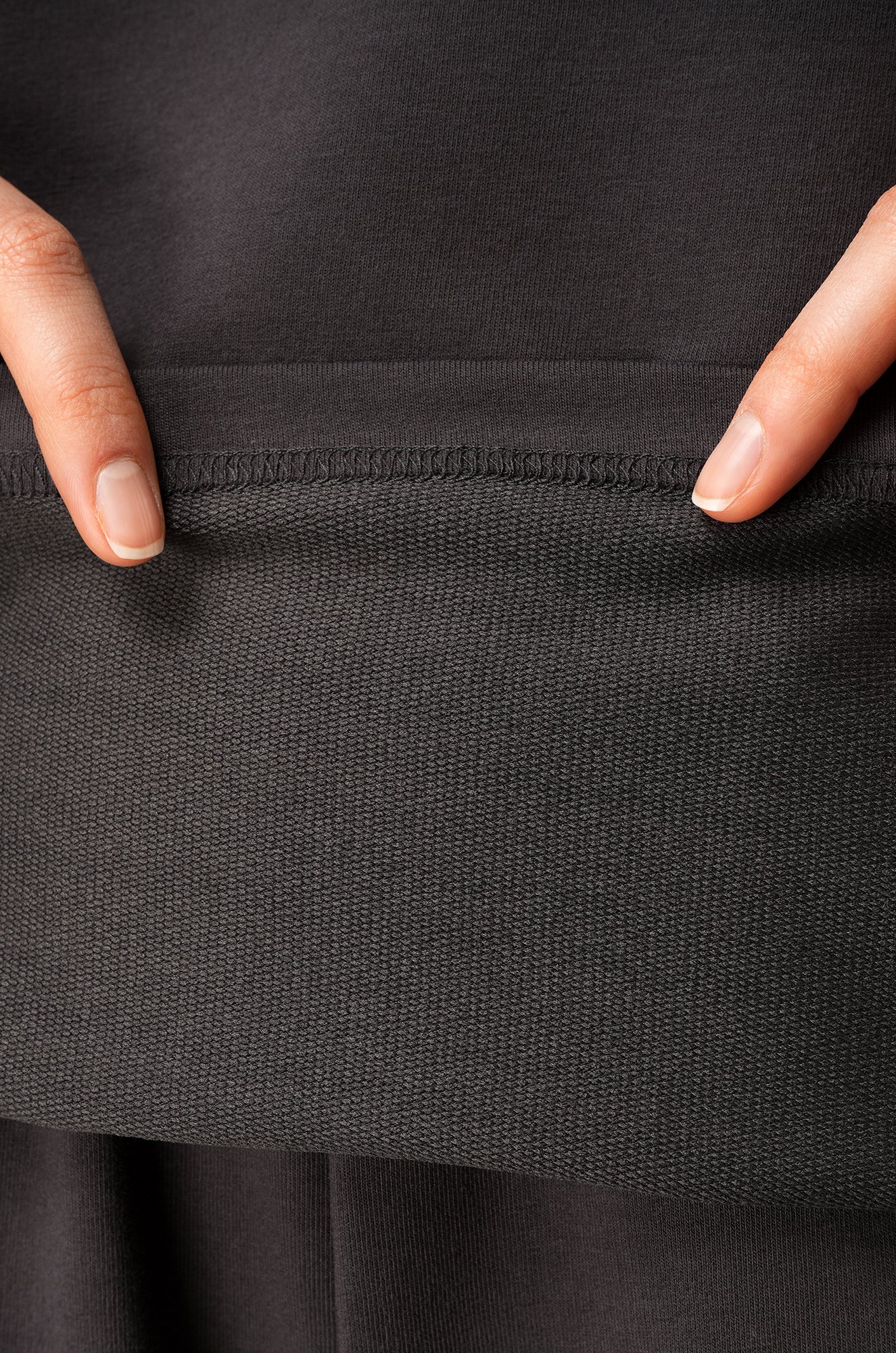 Женский костюм оверсайз из футера двухнитки Happyfox