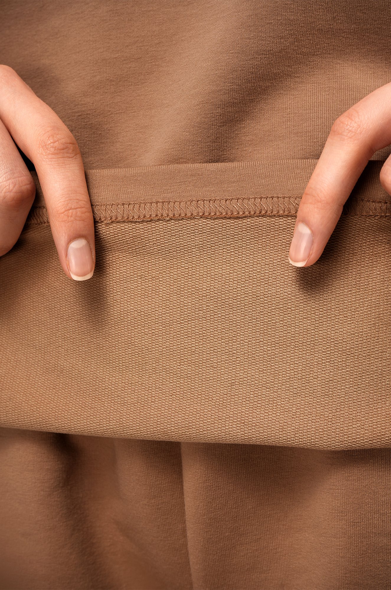 Женский костюм оверсайз из футера двухнитки Happyfox