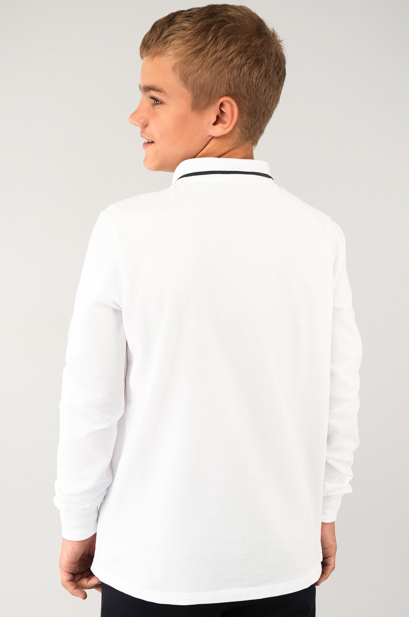 Рубашка-поло с длинным рукавом для мальчика Happyfox