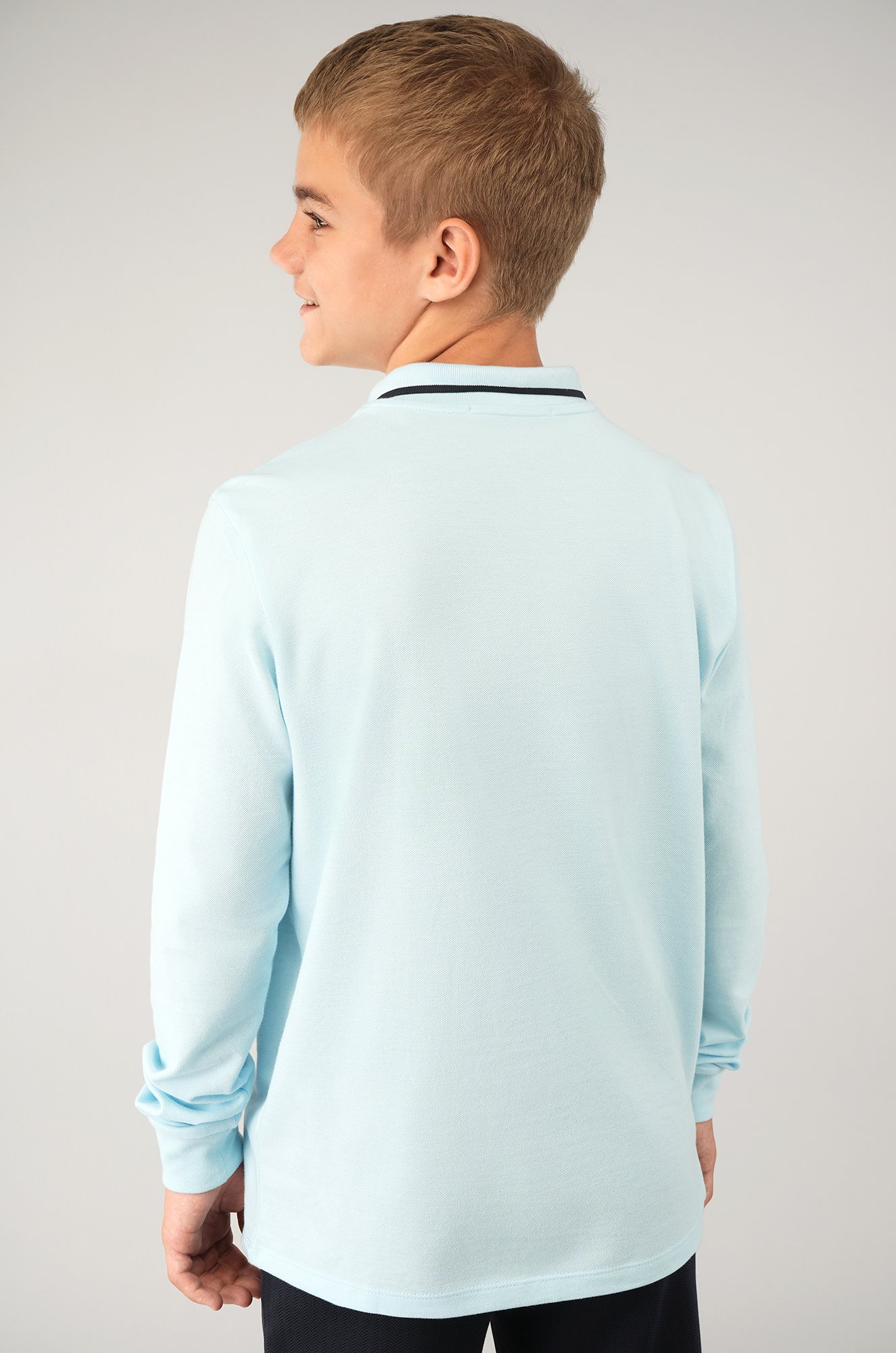 Рубашка-поло с длинным рукавом для мальчика Happyfox