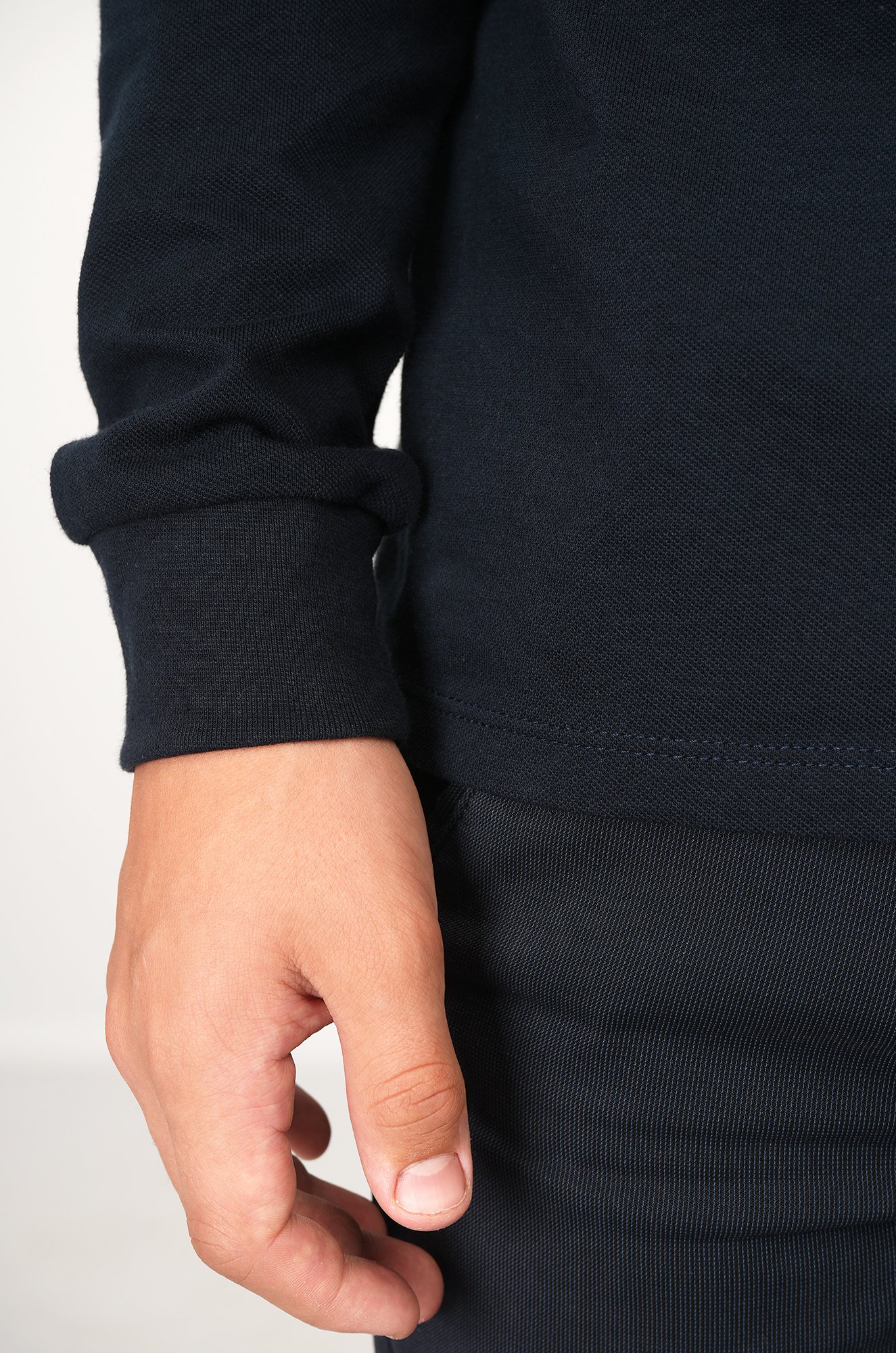 Рубашка-поло с длинным рукавом для мальчика Happyfox