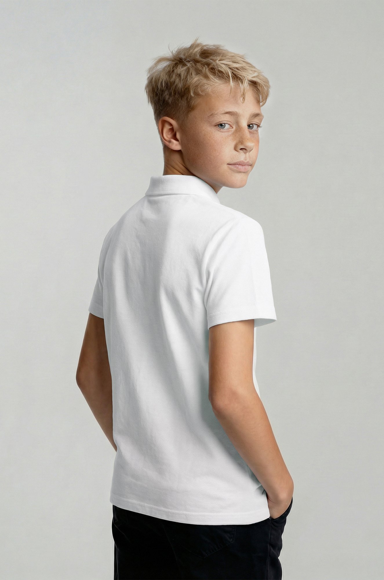 Футболка-поло с коротким рукавом для мальчика Happyfox