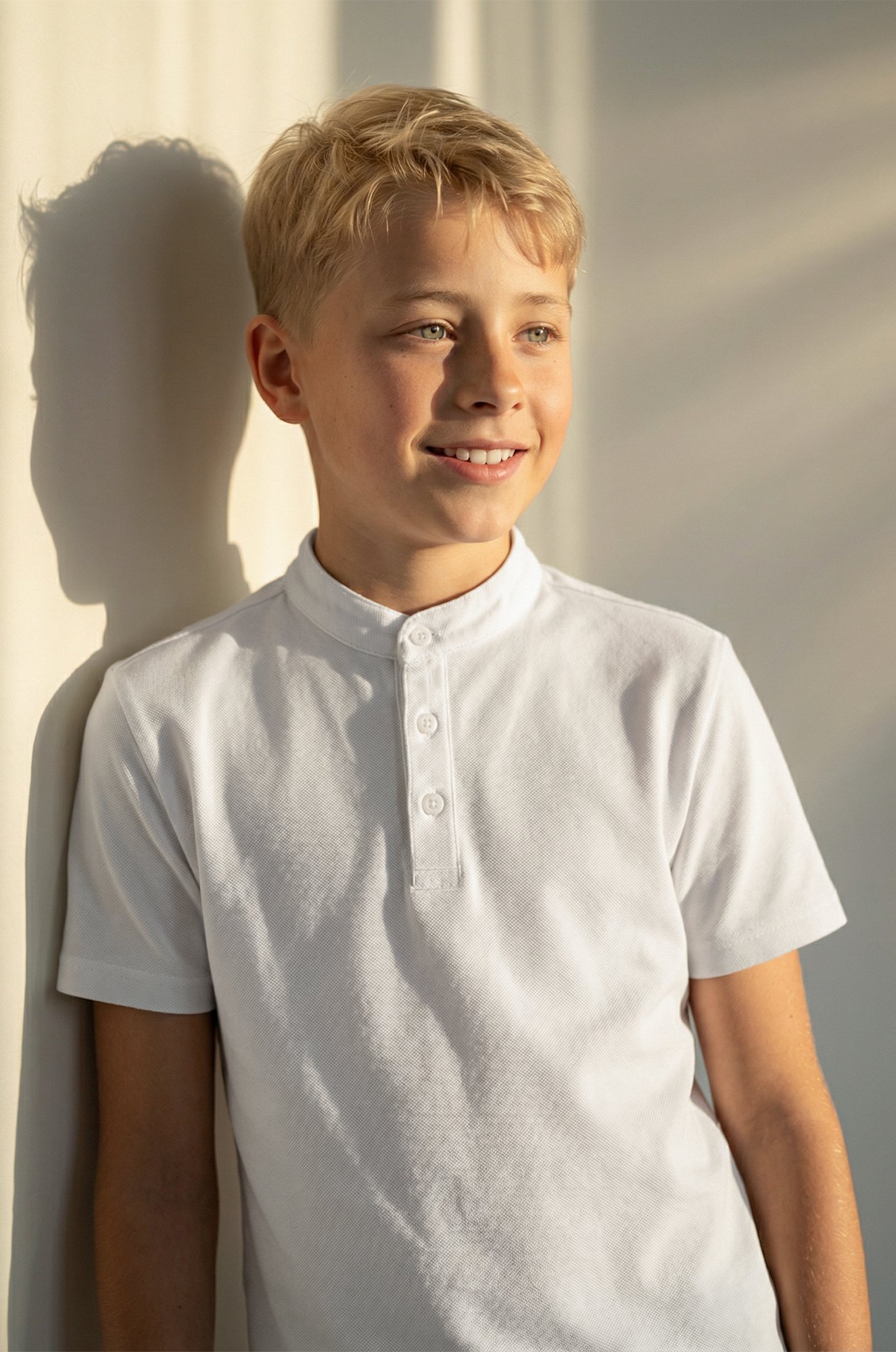 Футболка-поло с коротким рукавом для мальчика Happyfox