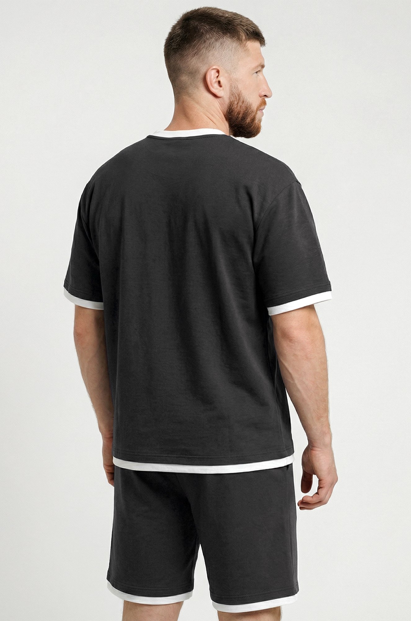 Мужской костюм из футера двухнитки Happyfox