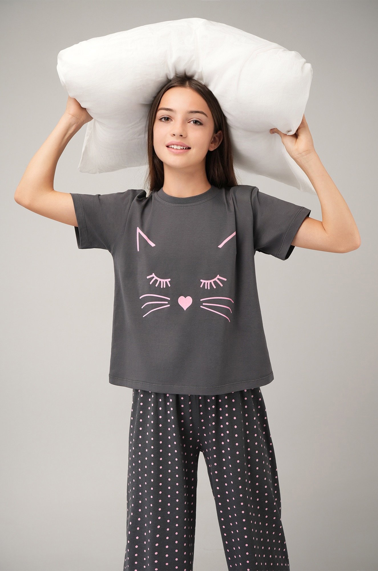 Хлопковая пижама для девочки Happyfox