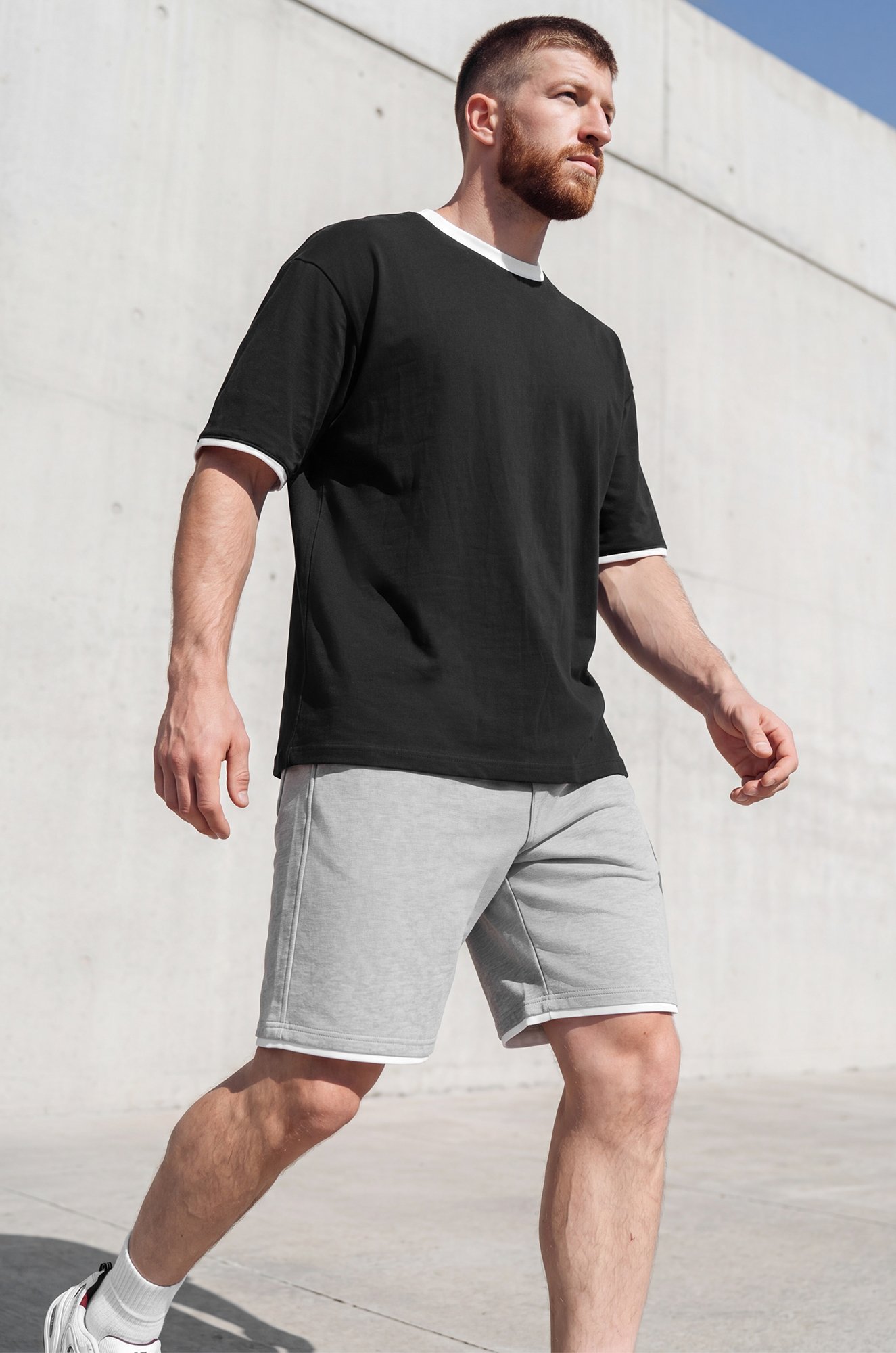 Мужская базовая футболка из хлопка 3 шт. Happyfox