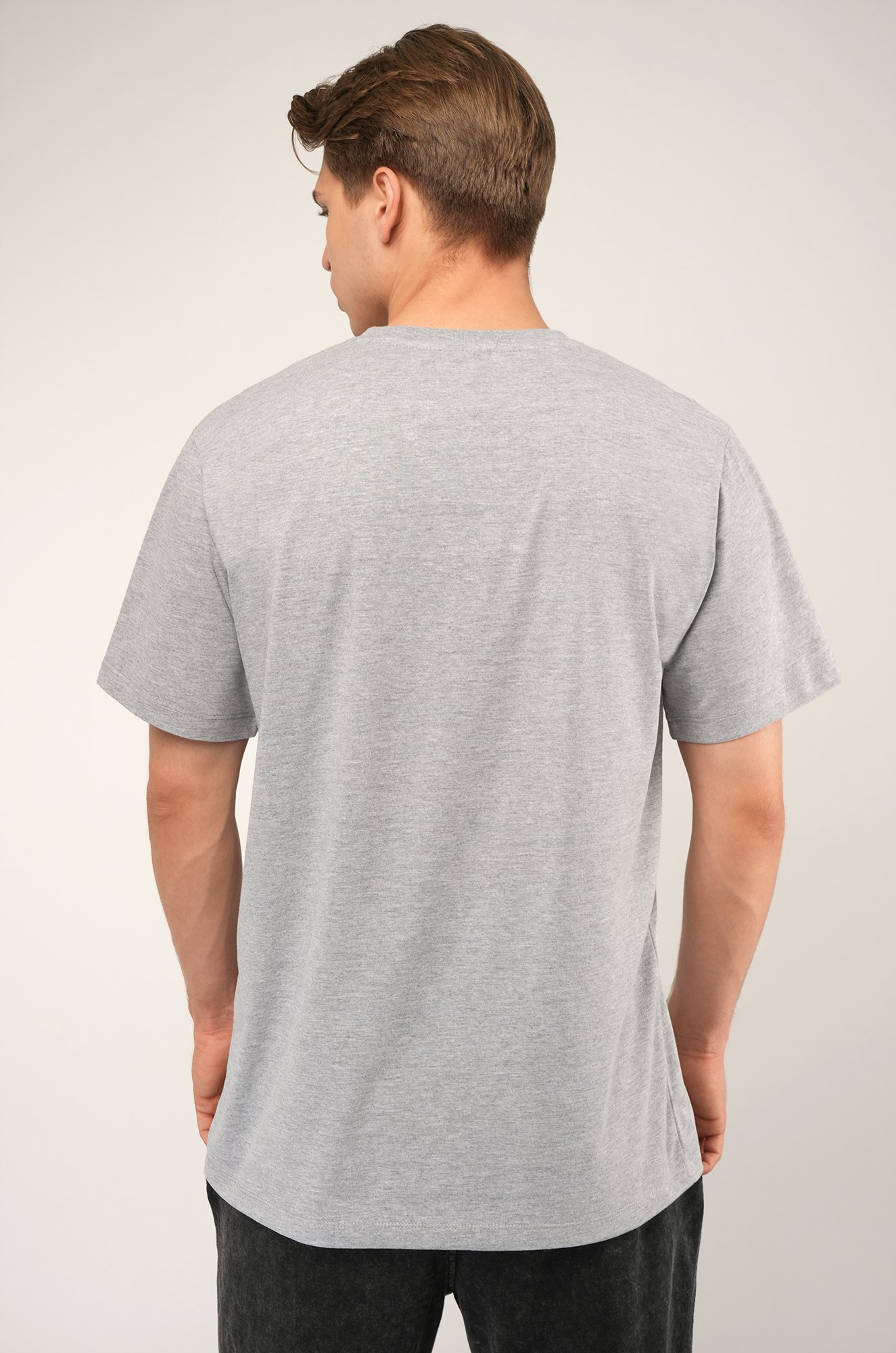 Мужская базовая футболка из хлопка 3 шт. Happyfox