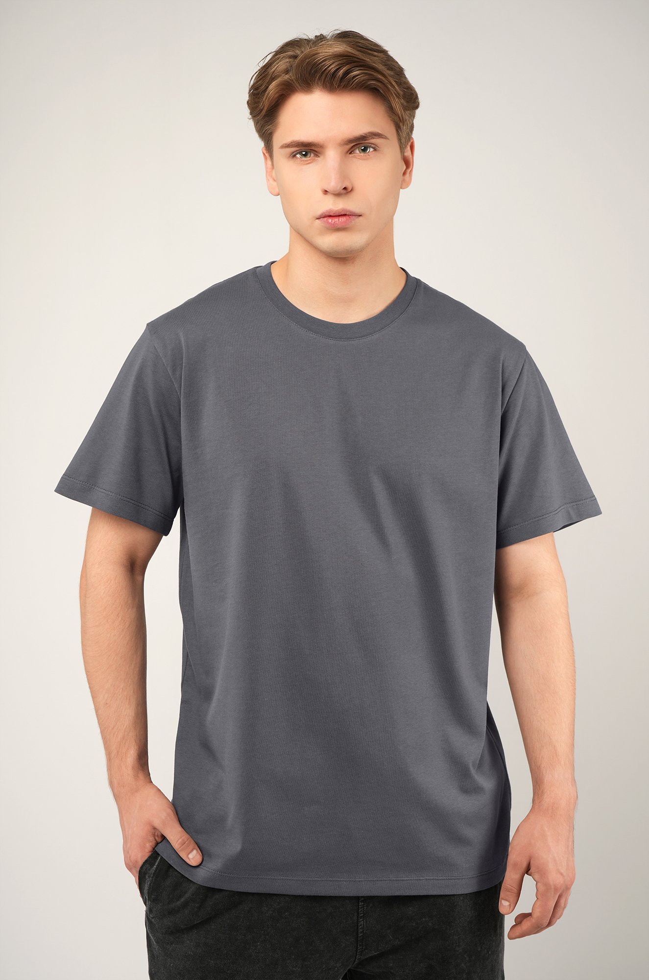 Мужская базовая футболка из хлопка 3 шт. Happyfox