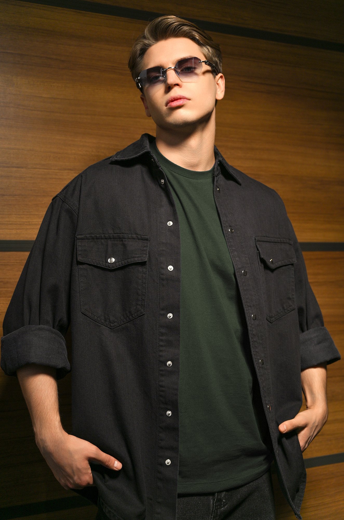 Мужская базовая футболка из хлопка 3 шт. Happyfox