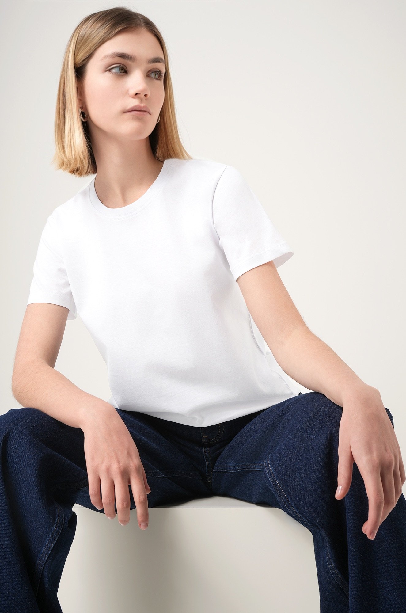 Женская базовая футболка из хлопка 3 шт. Happyfox