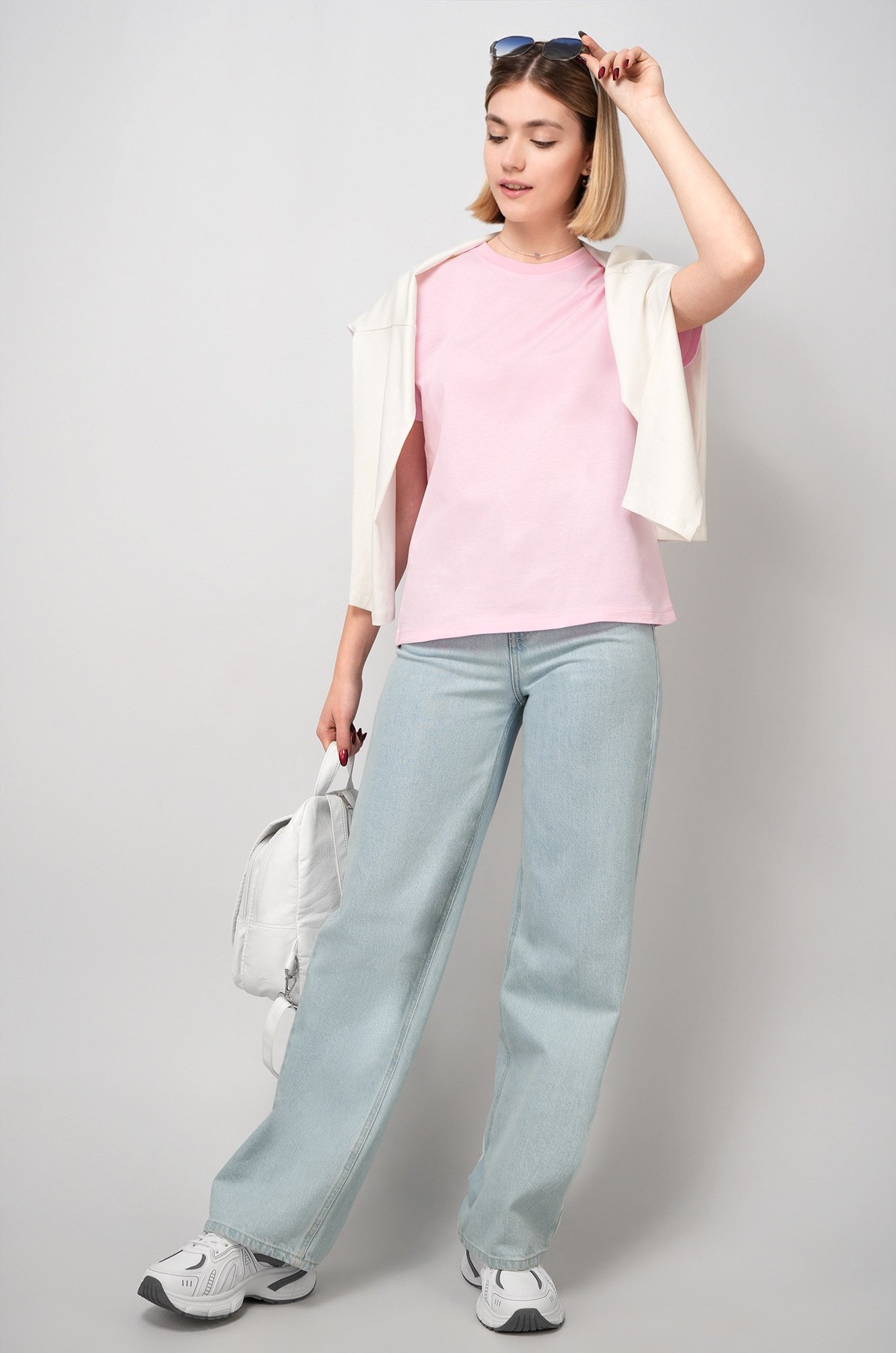 Женская базовая футболка из хлопка 3 шт. Happyfox