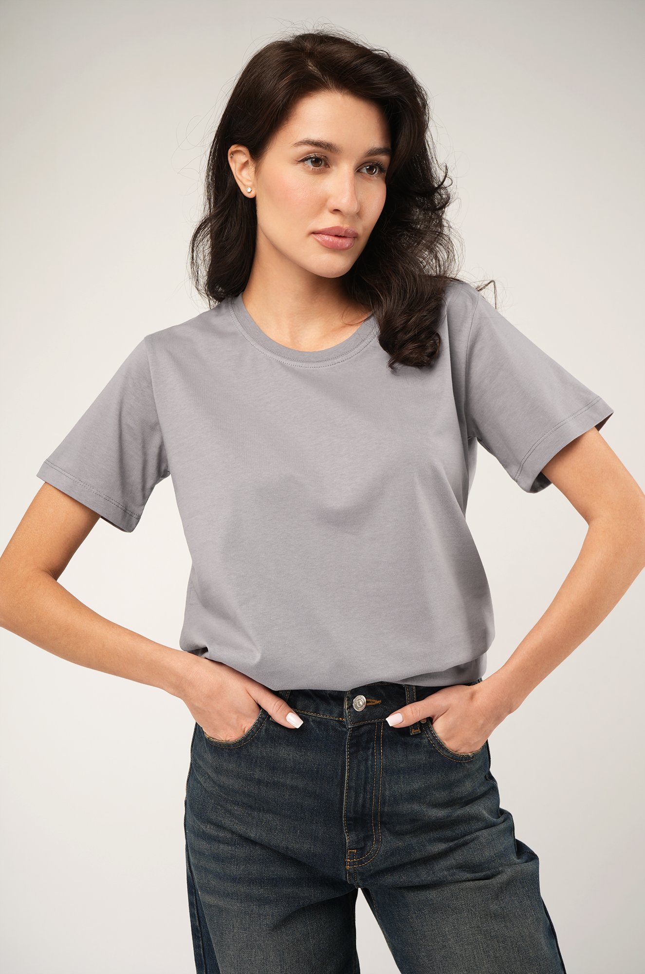 Женская базовая футболка из хлопка 3 шт. Happyfox