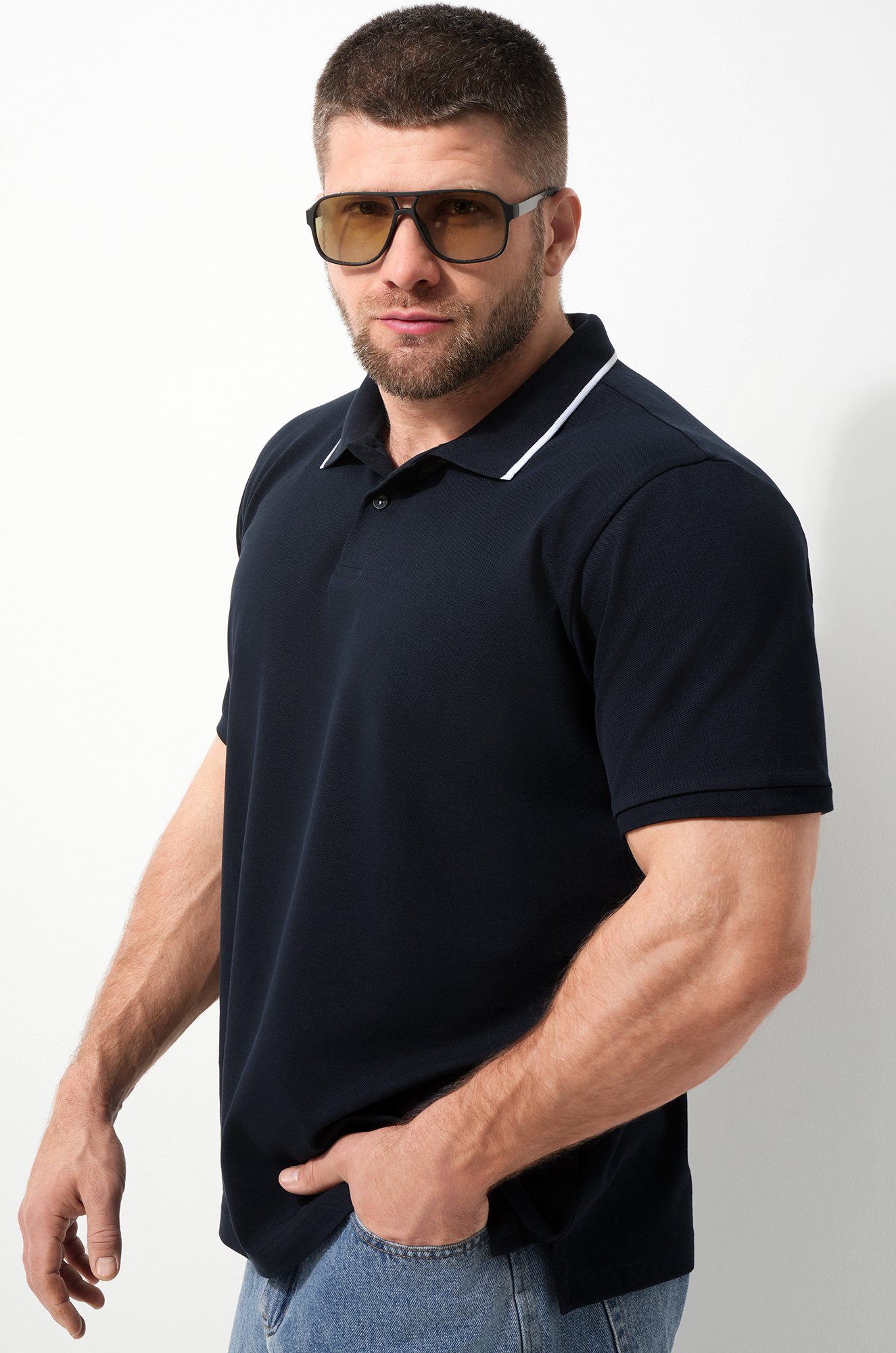 Мужская футболка поло Happyfox