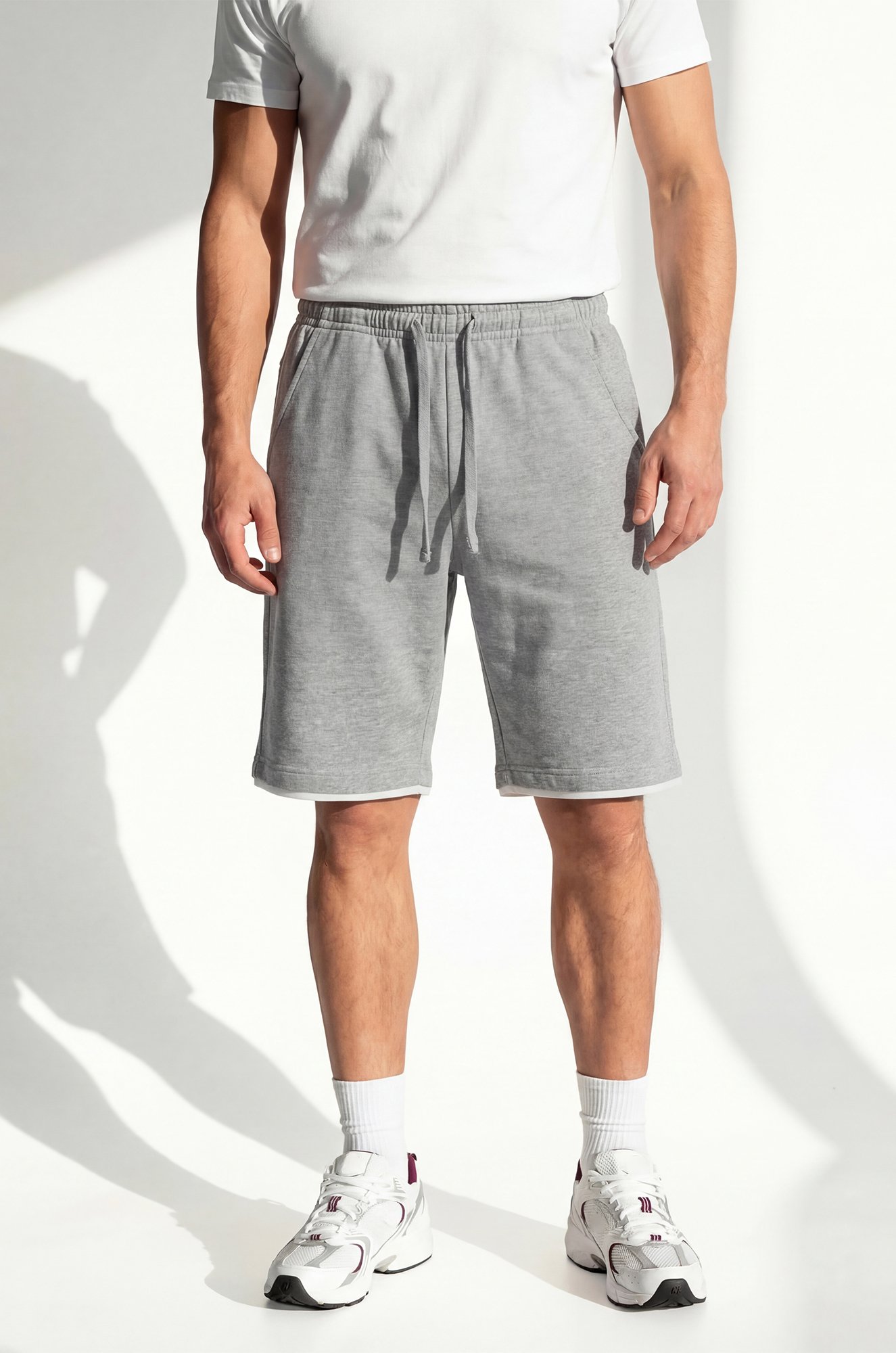 Мужские шорты из футера двухнитки Happyfox