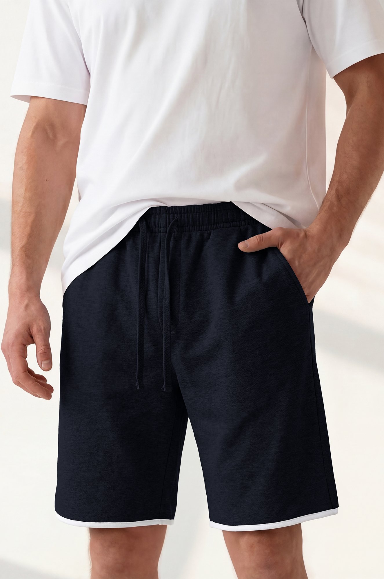 Мужские шорты из футера двухнитки Happyfox