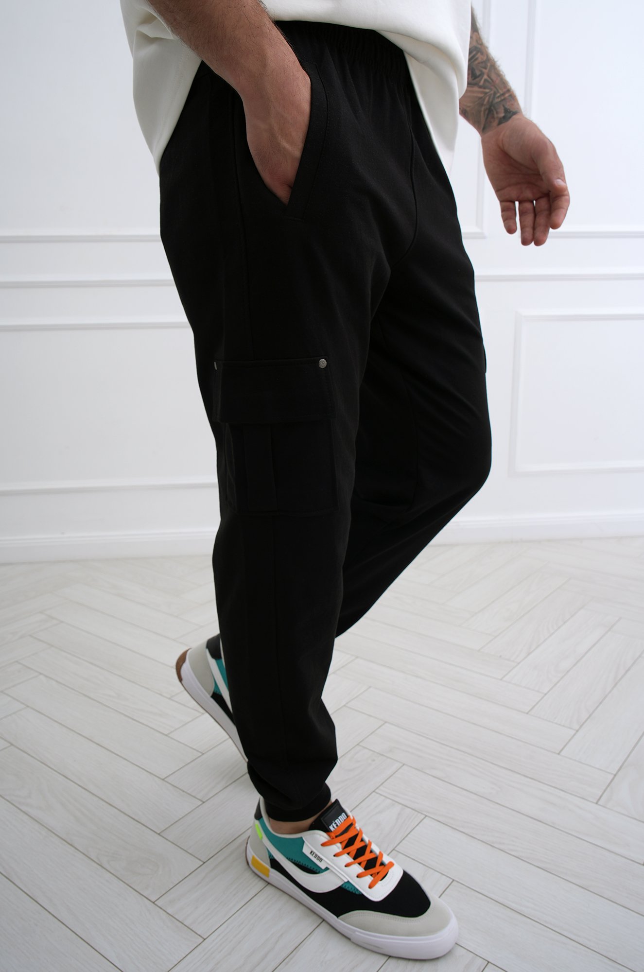 Мужские брюки из футера двухнитки Happyfox