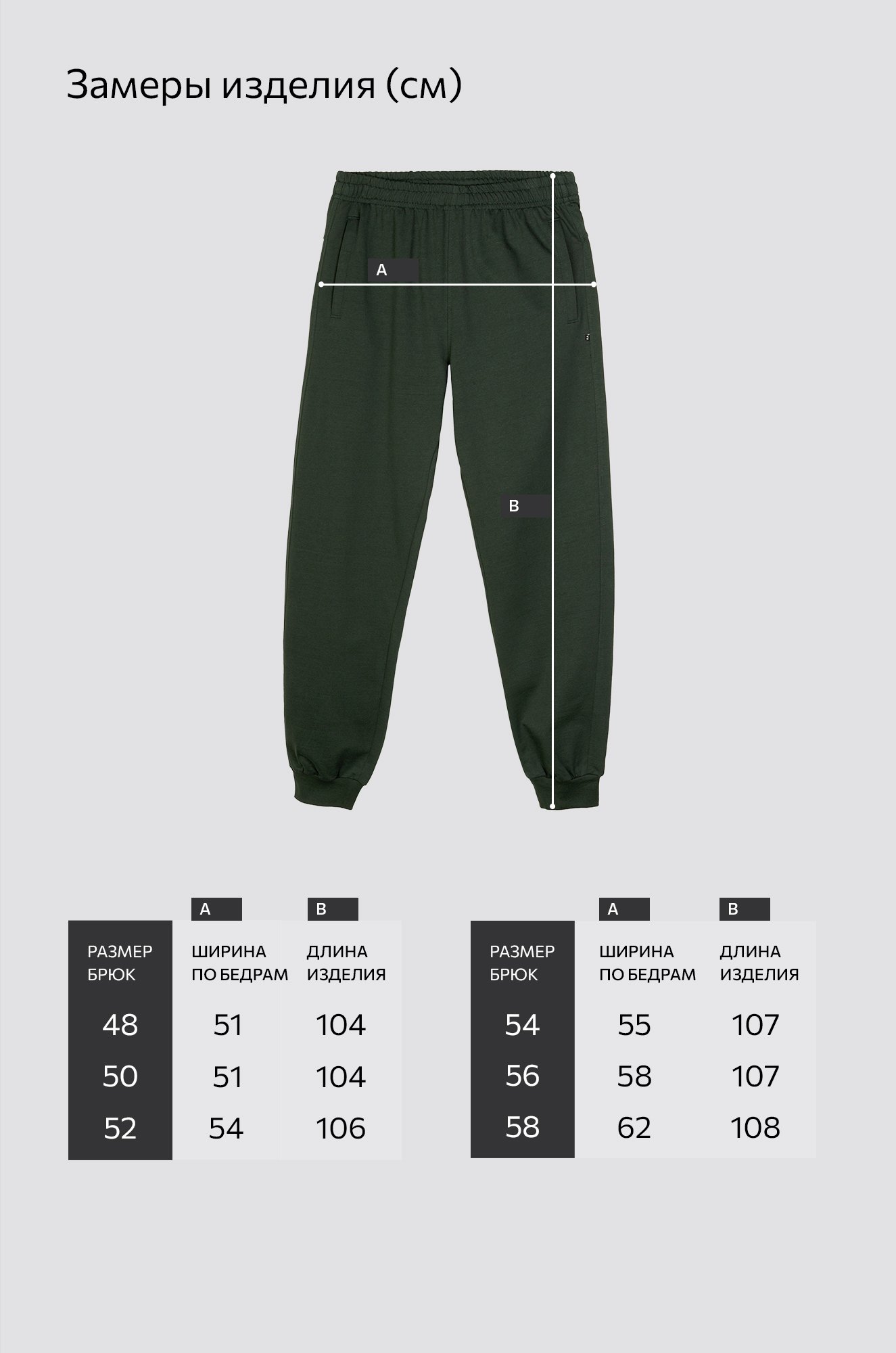 Мужские брюки из футера двухнитки Happyfox