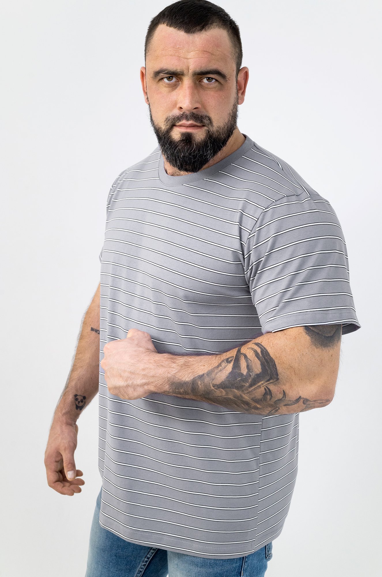 Мужская хлопковая футболка Happyfox