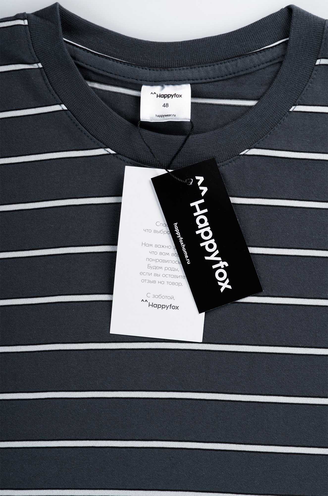 Мужская хлопковая футболка Happyfox