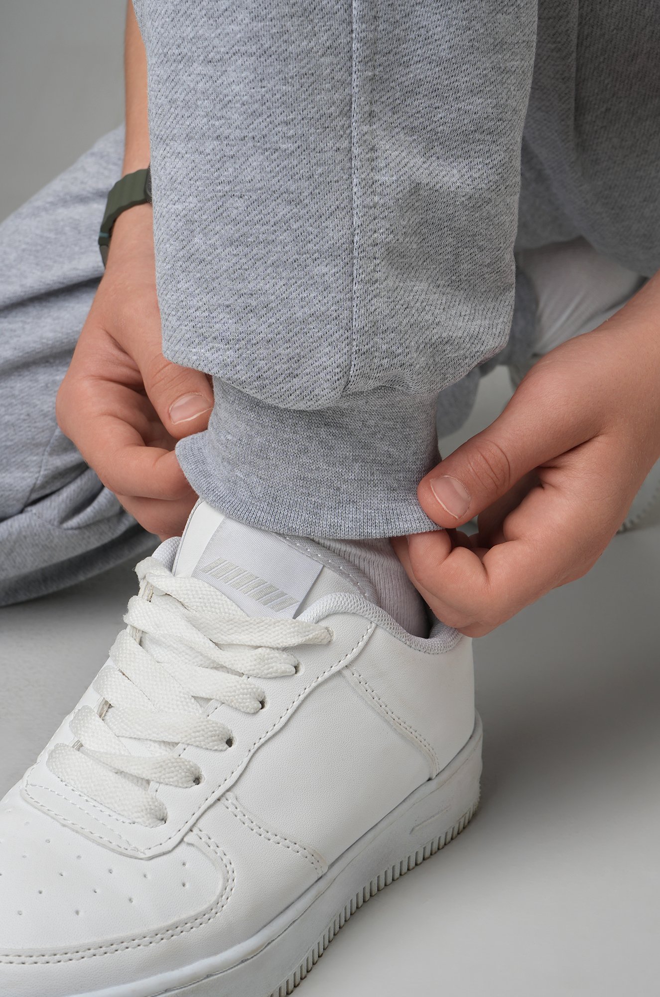 Брюки из футера двухнитки для мальчика Happyfox