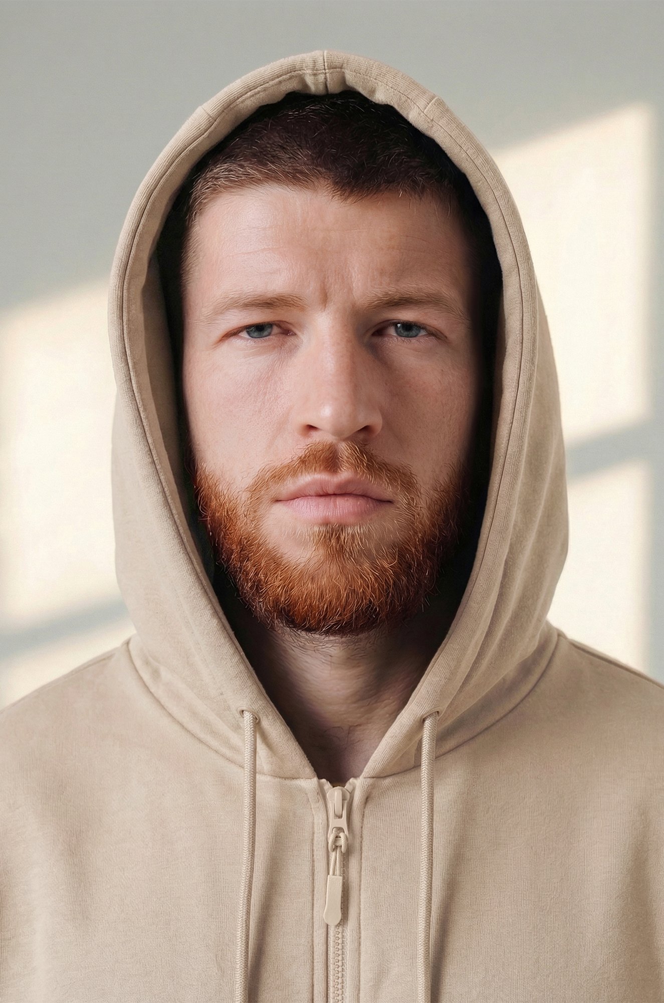 Мужская толстовка на молнии из футера трехнитки Happyfox