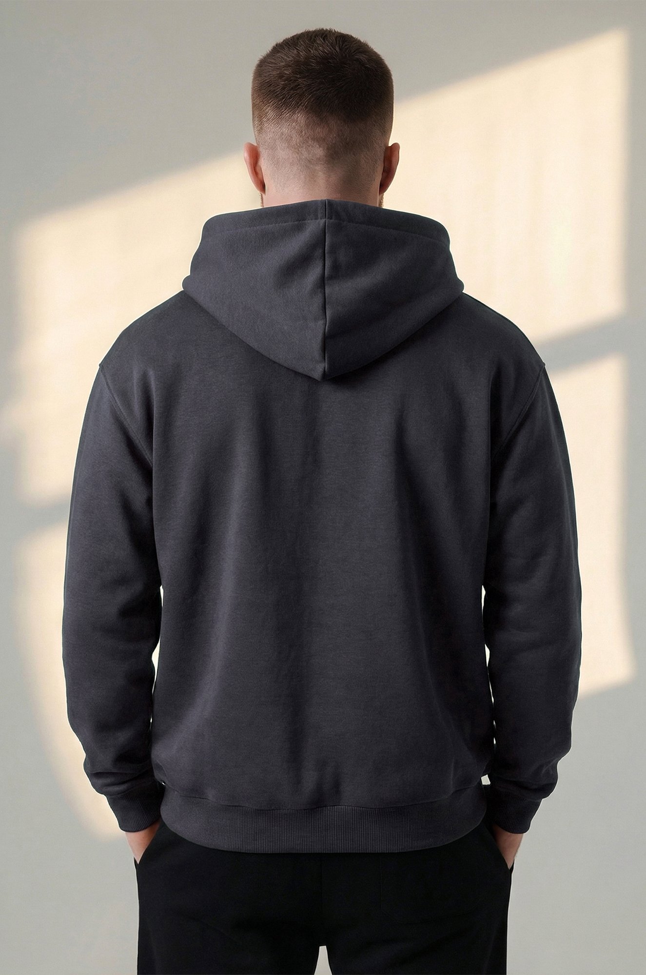 Мужская толстовка на молнии из футера трехнитки Happyfox