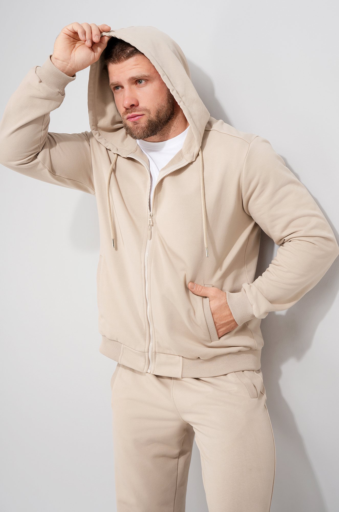 Мужской костюм из футера трехнитки Happyfox