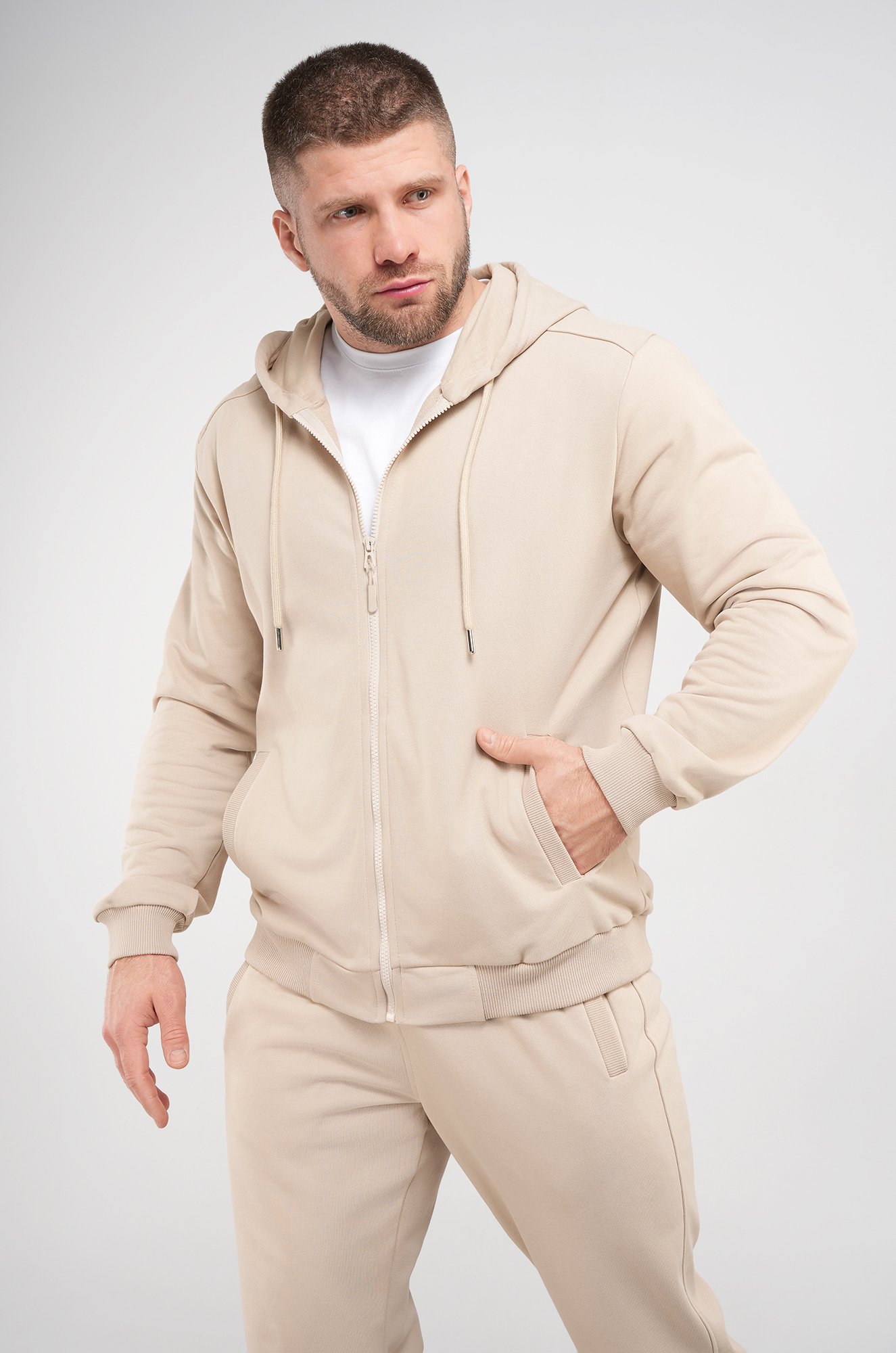 Мужской костюм из футера трехнитки Happyfox