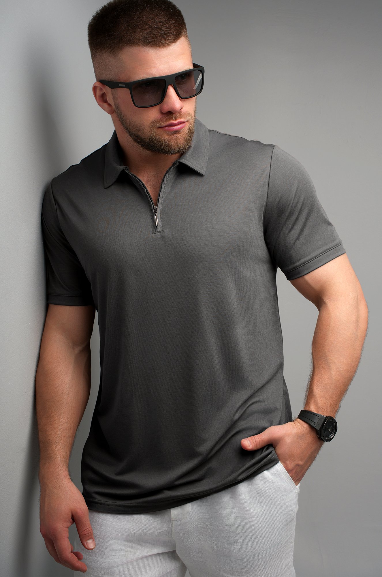 Мужская футболка-поло Happyfox