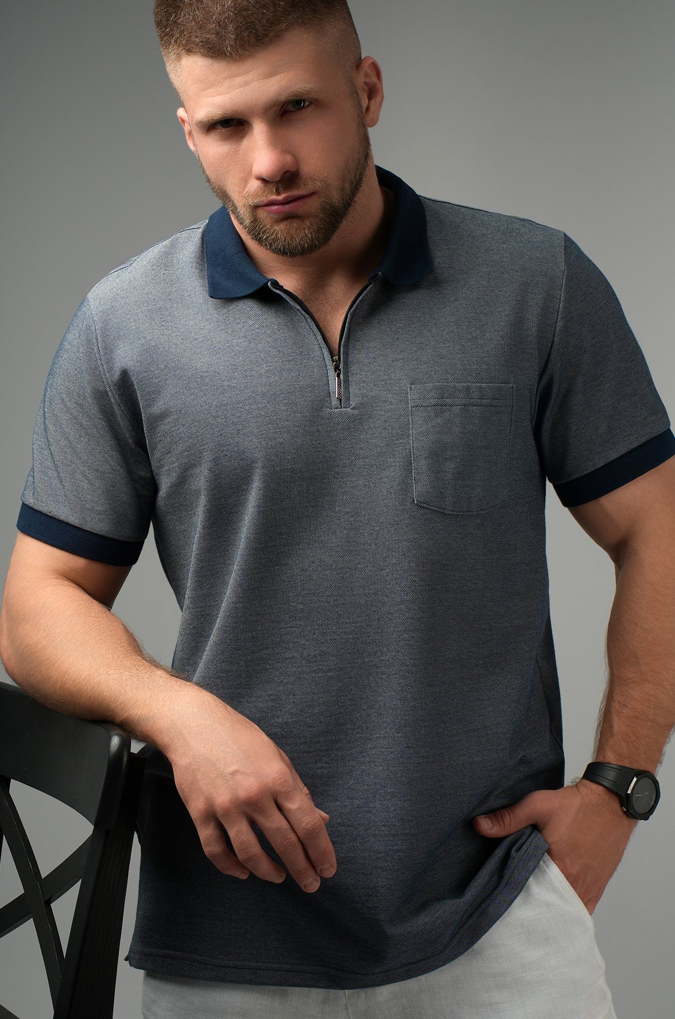 Мужская футболка-поло Happyfox