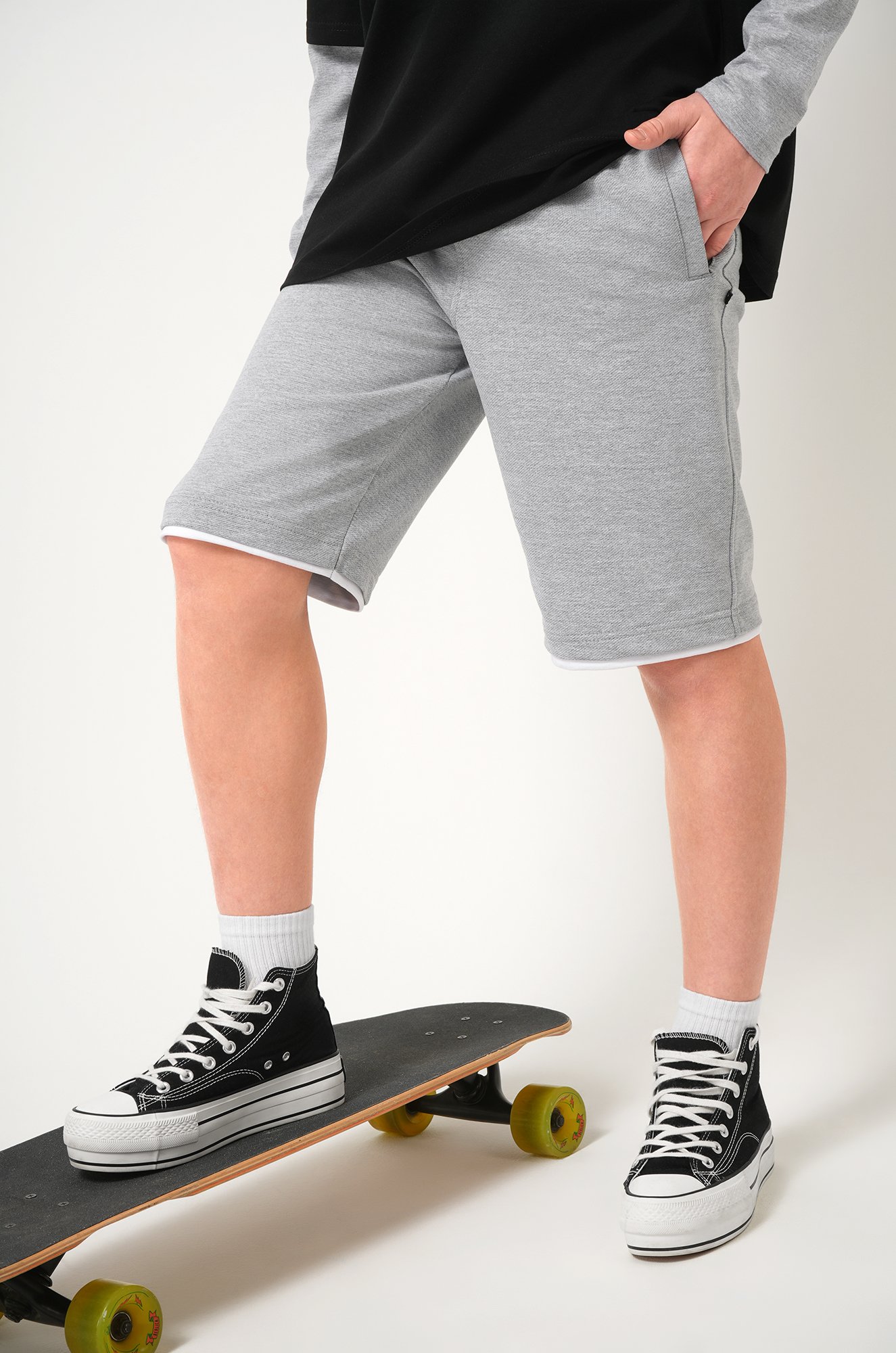 Шорты для мальчика из футера двухнитки Happyfox