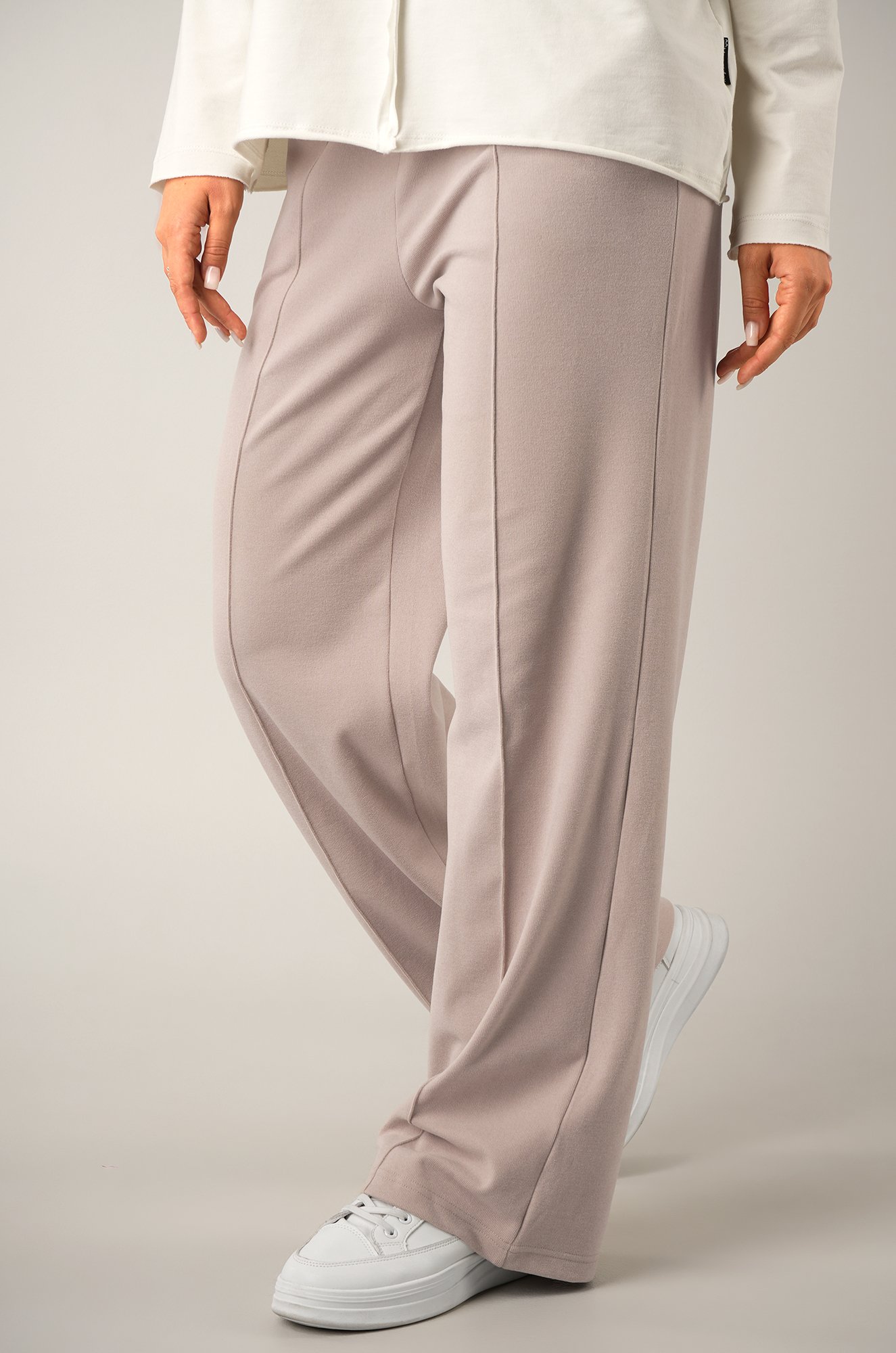 Женские брюки палаццо из кашемира Happyfox