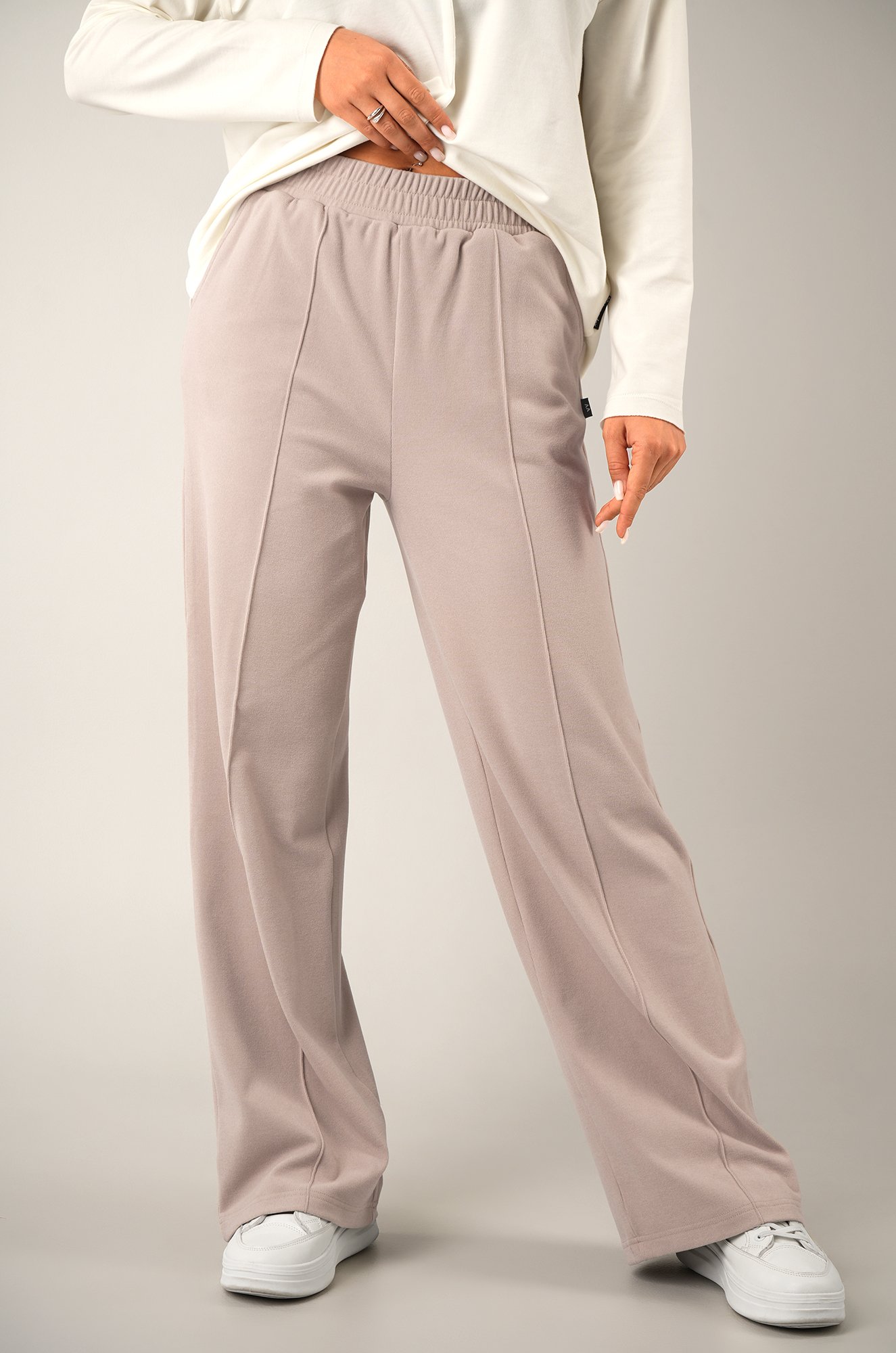 Женские брюки палаццо из кашемира Happyfox