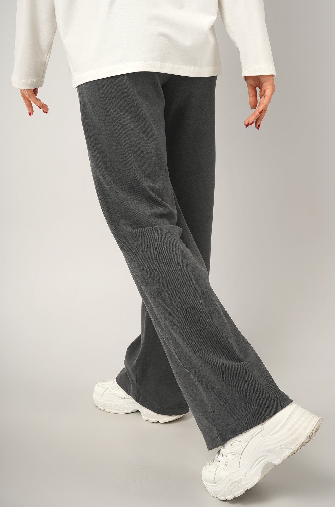 Женские брюки палаццо из кашемира Happyfox