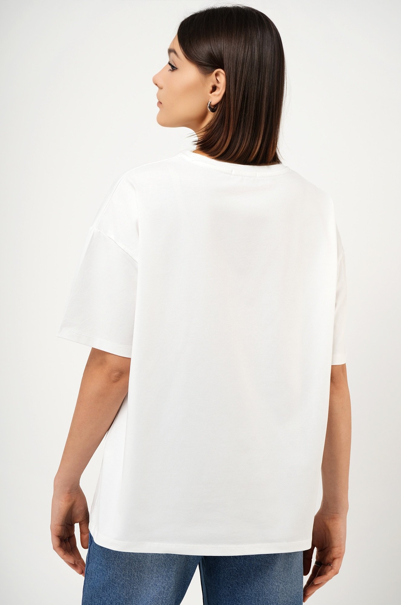 Женская футболка оверсайз Happyfox