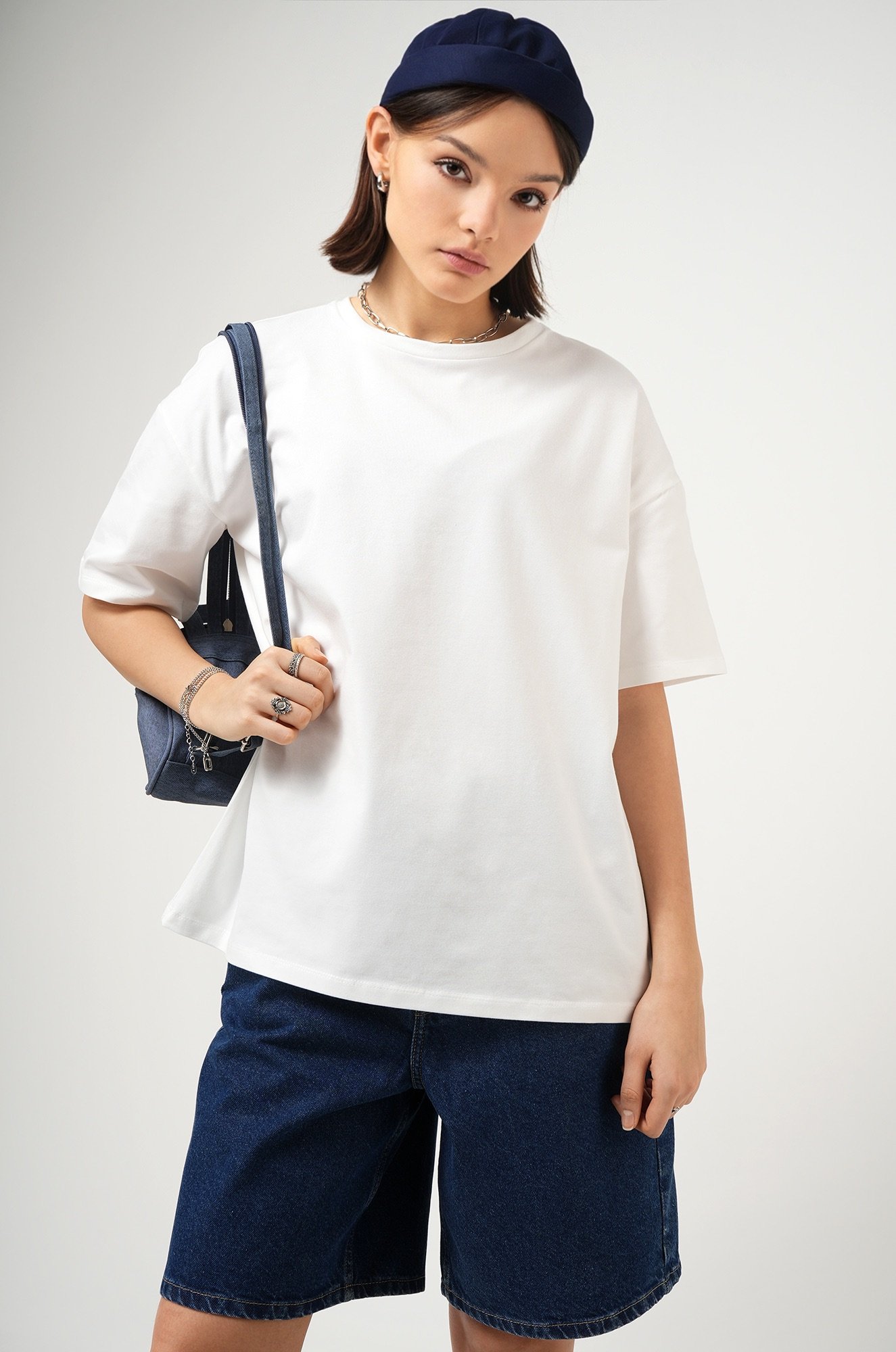 Женская футболка оверсайз Happyfox