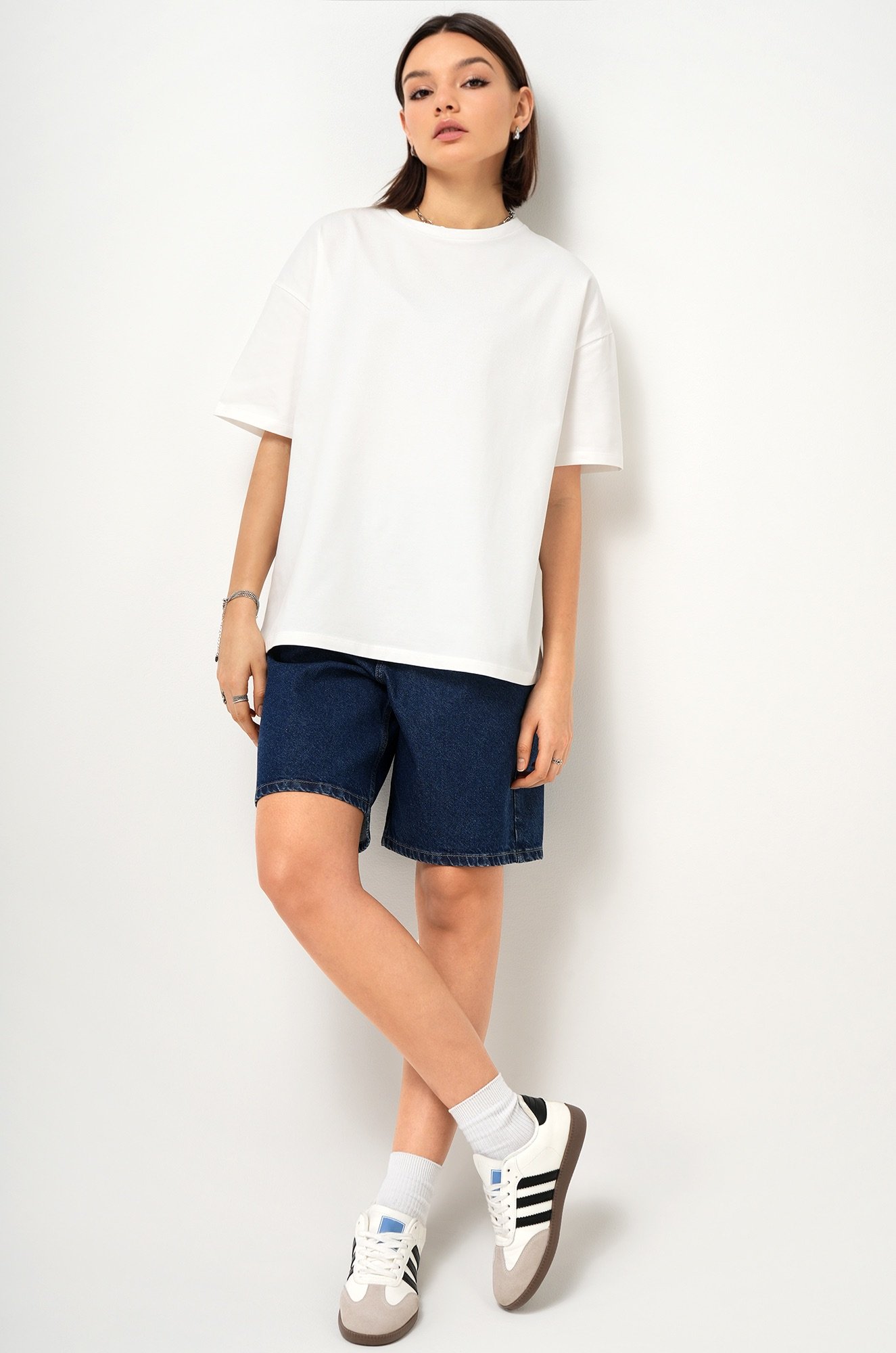 Женская футболка оверсайз Happyfox