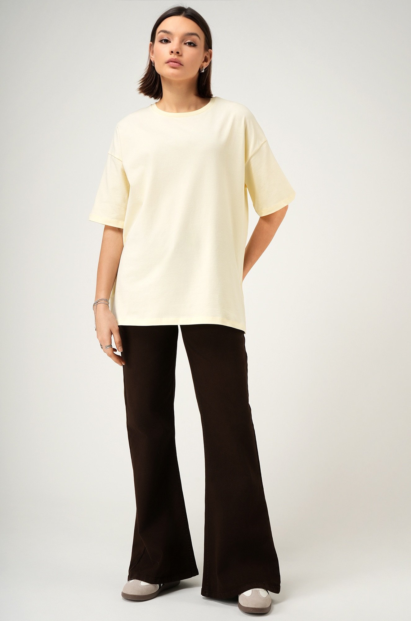 Женская футболка оверсайз Happyfox