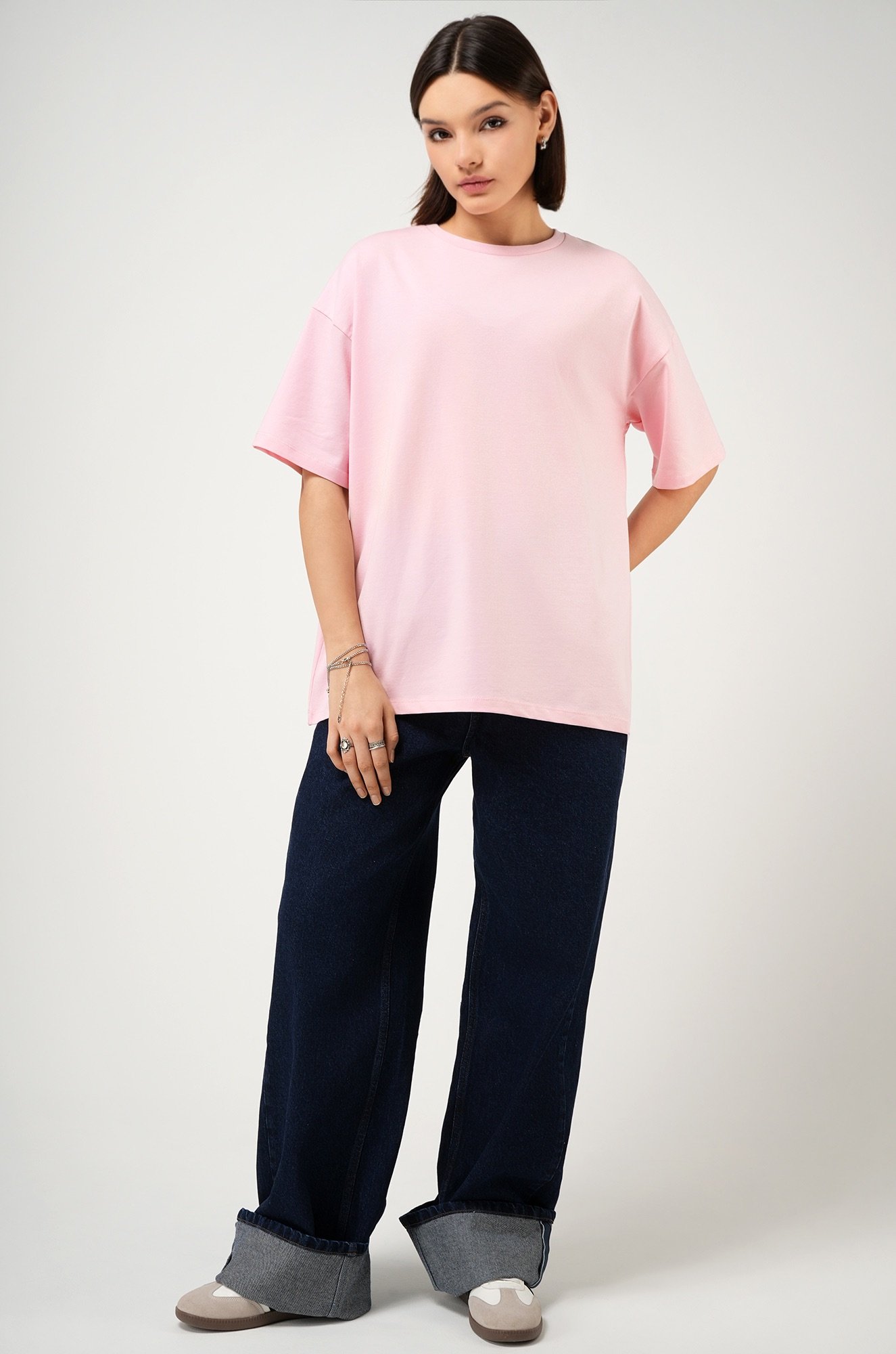 Женская футболка оверсайз Happyfox