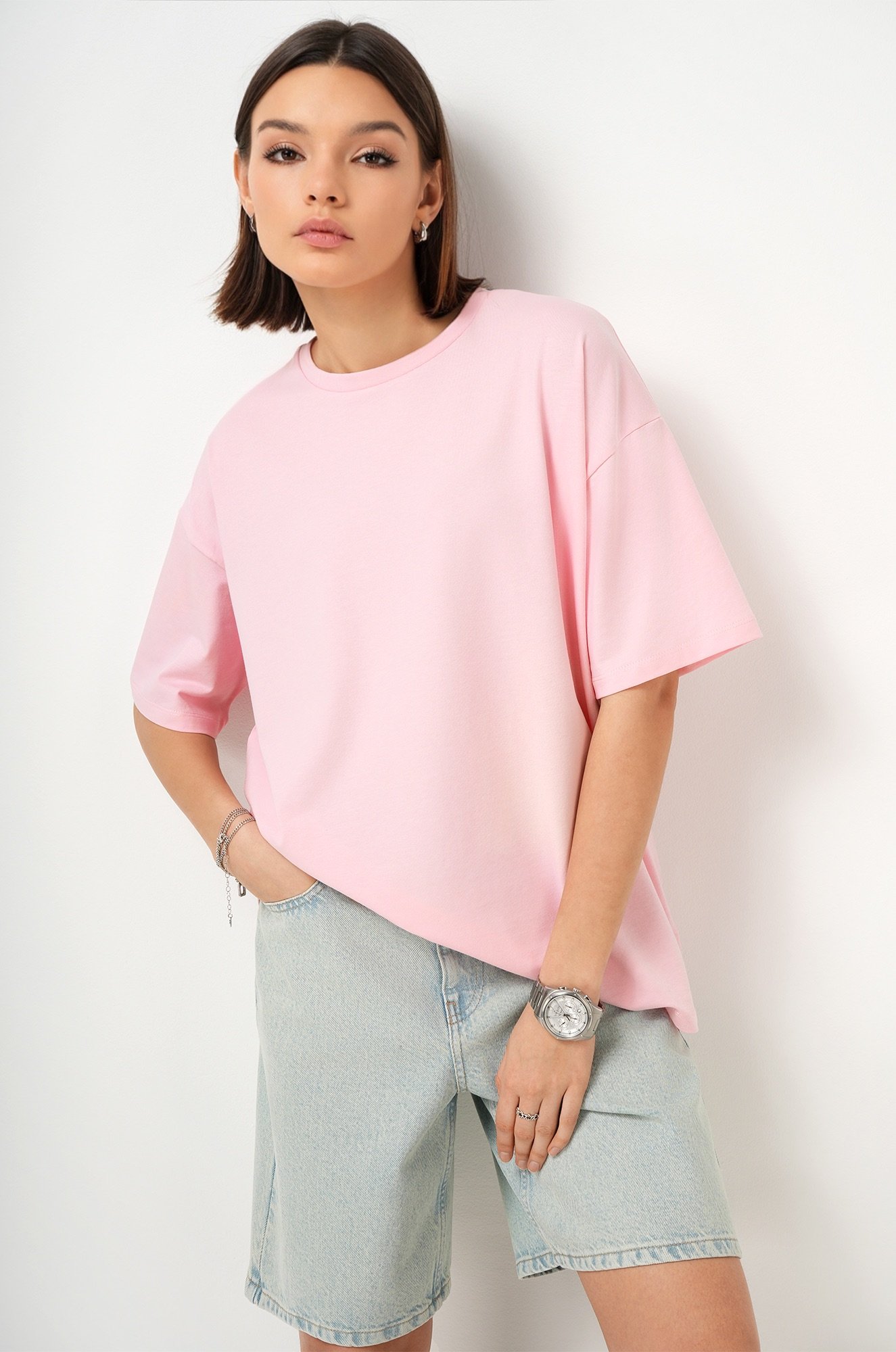 Женская футболка оверсайз Happyfox