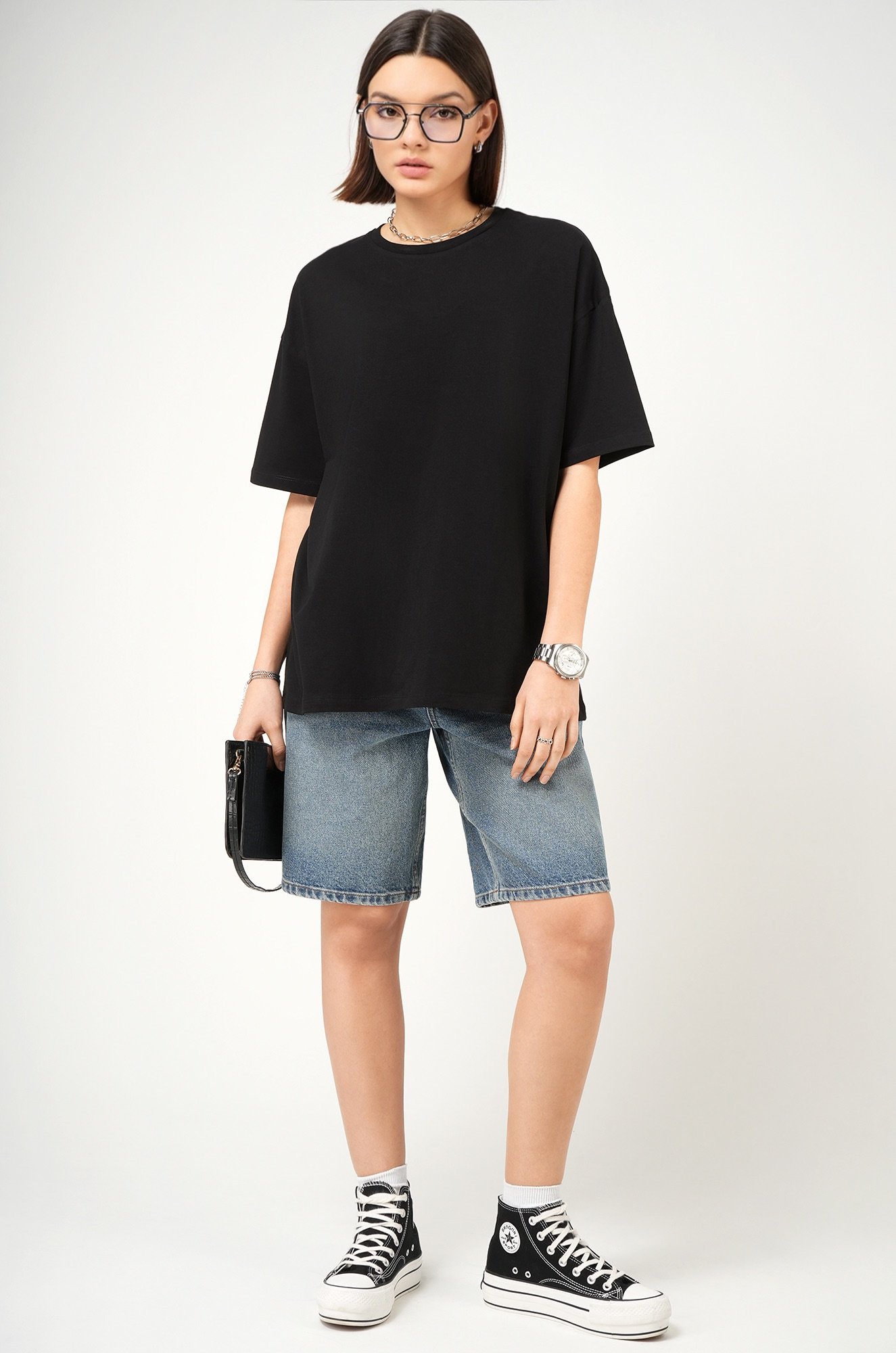 Женская футболка оверсайз Happyfox