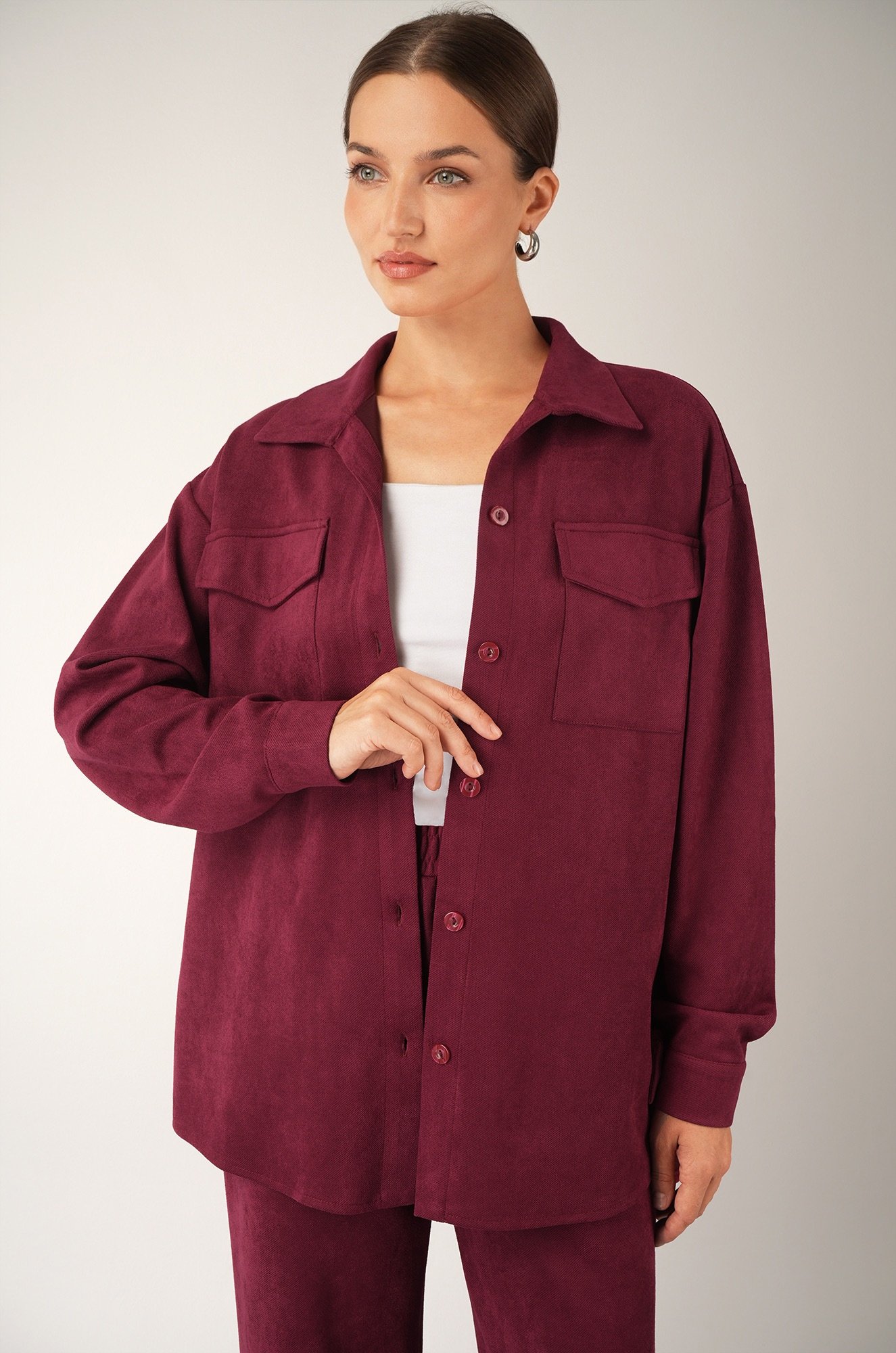 Женский костюм из микровельвета Happyfox