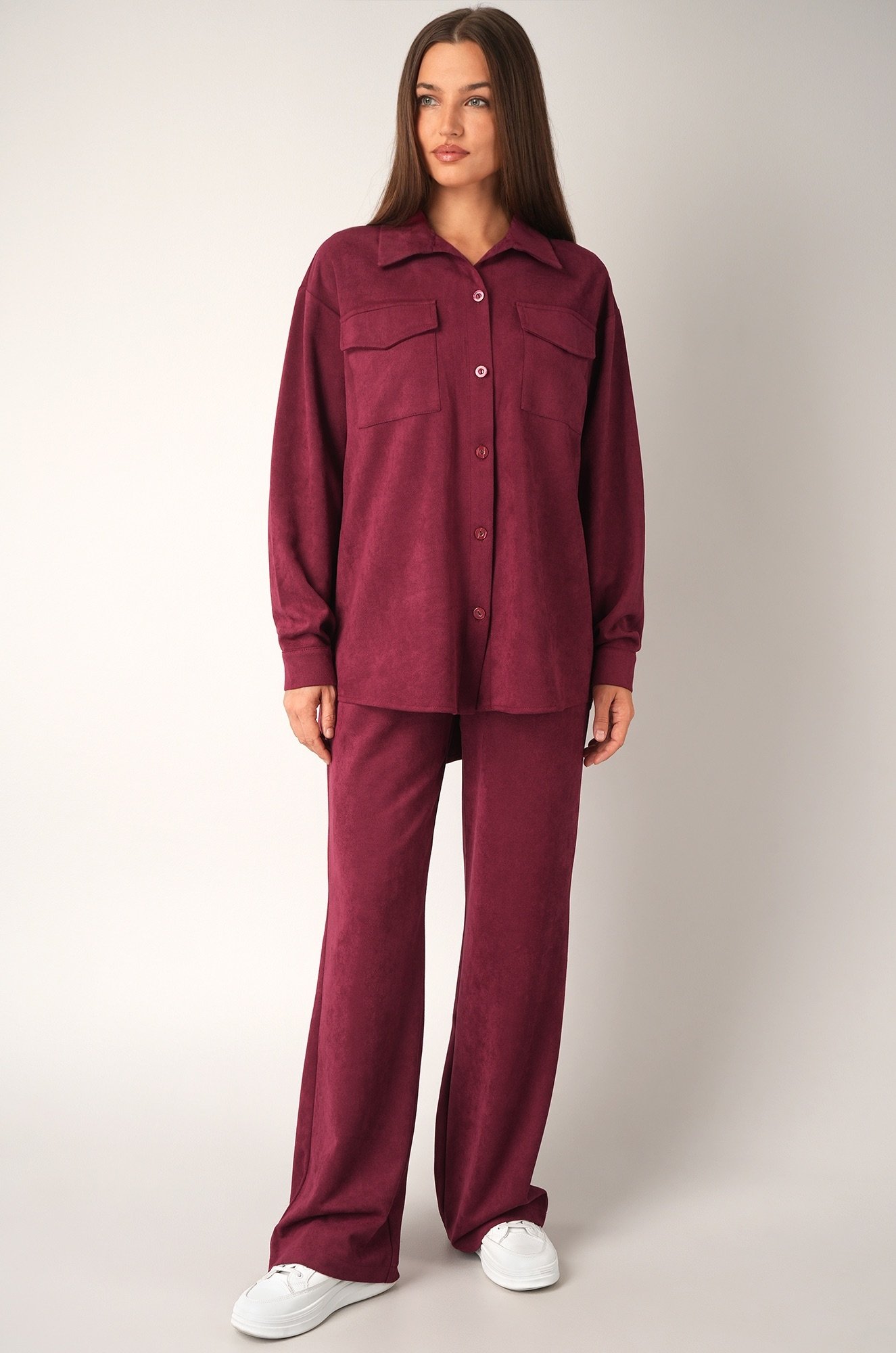 Женский костюм из микровельвета Happyfox