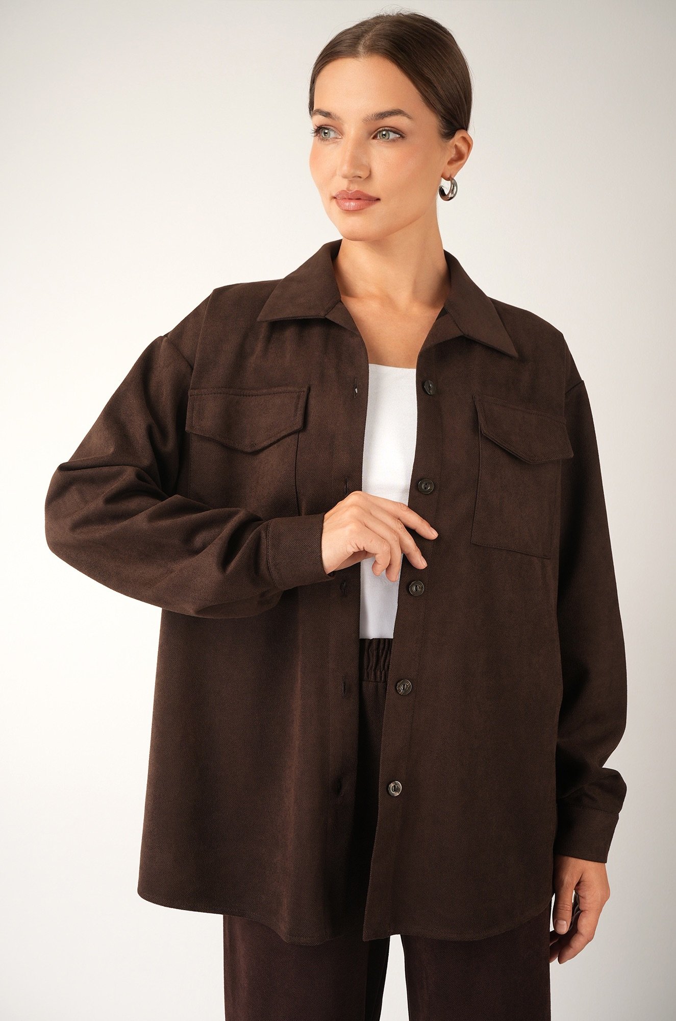 Женский костюм из микровельвета Happyfox