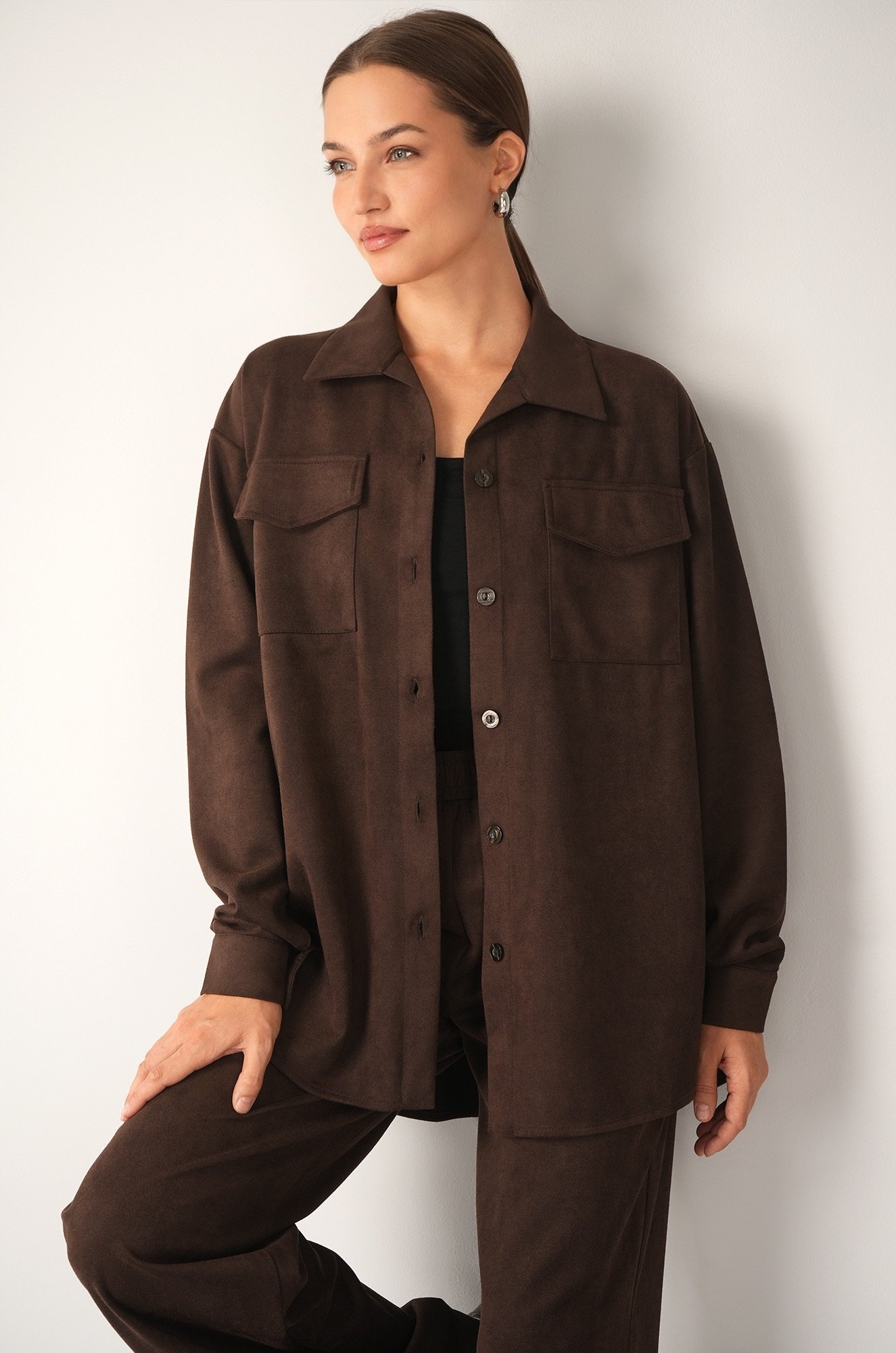 Женский костюм из микровельвета Happyfox