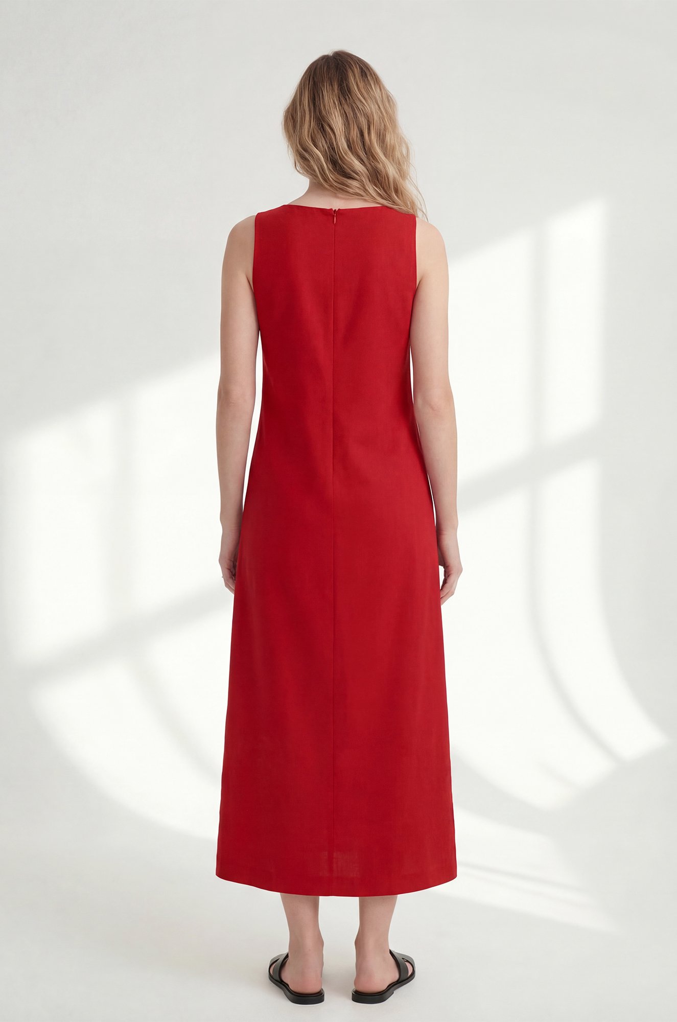 Женское льняное платье Happyfox