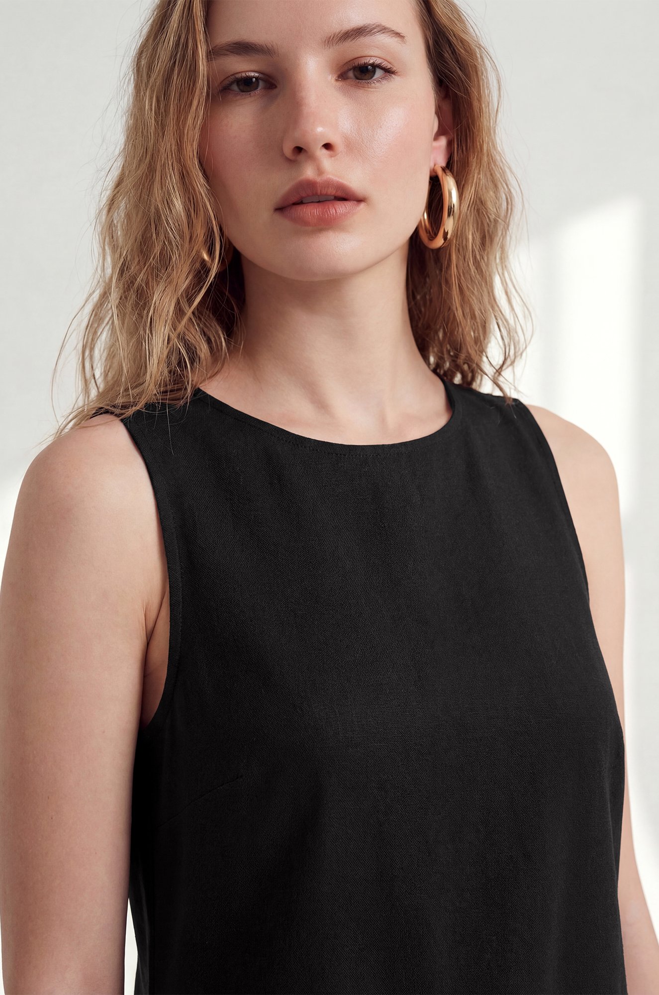 Женское льняное платье Happyfox