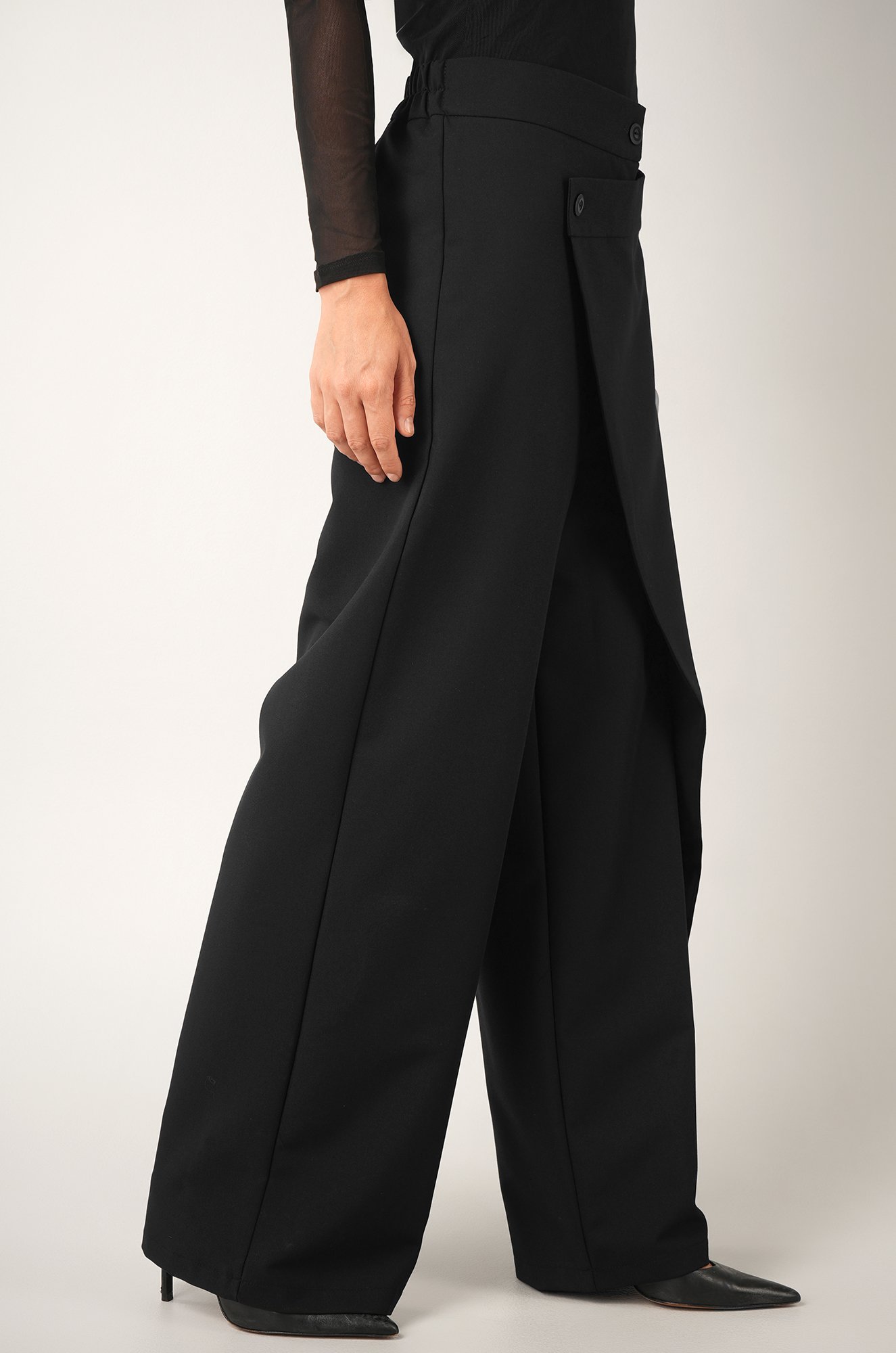 Женские асимметричные брюки с запахом Happyfox