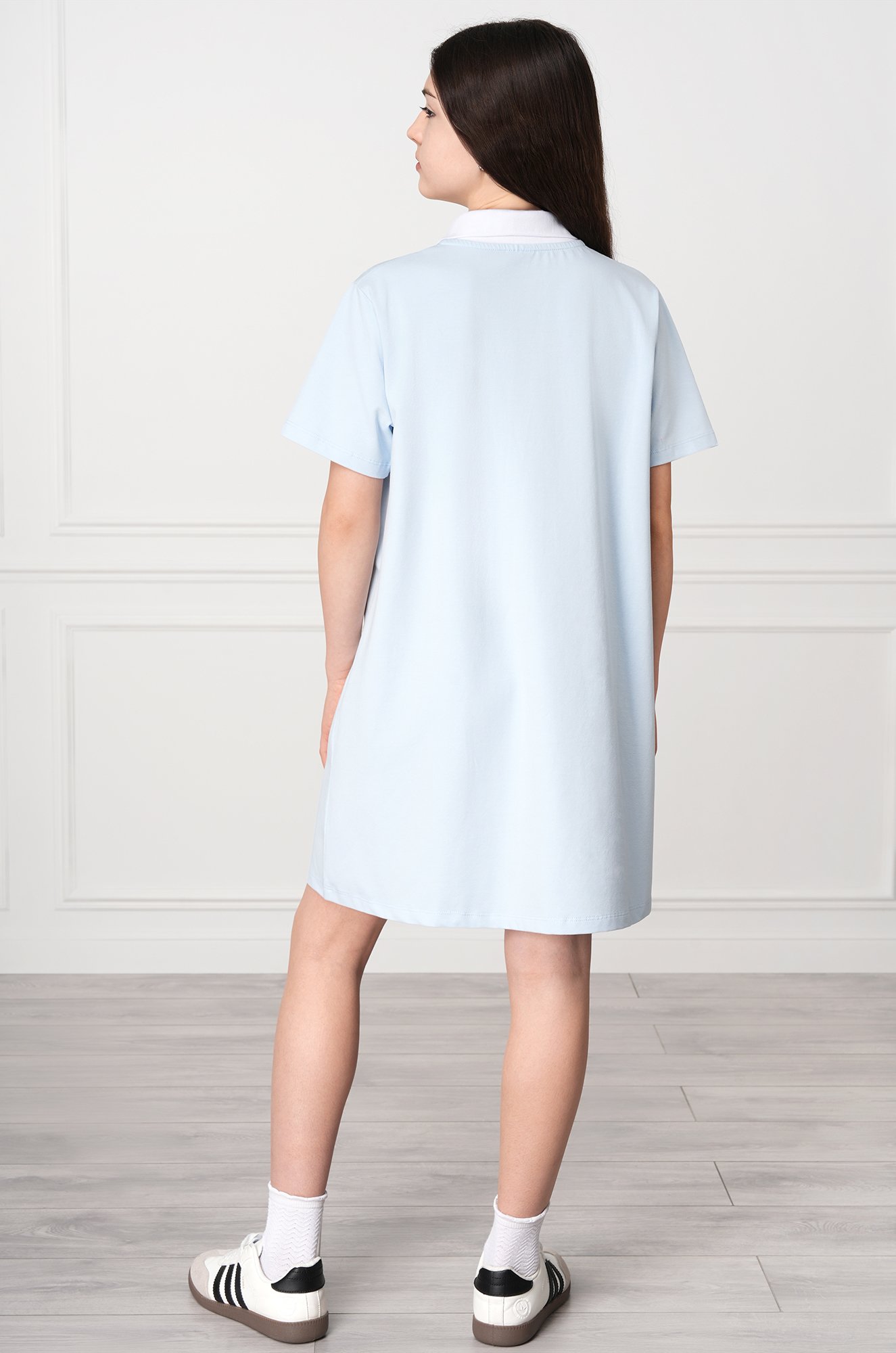 Летнее платье-поло для девочки Happyfox