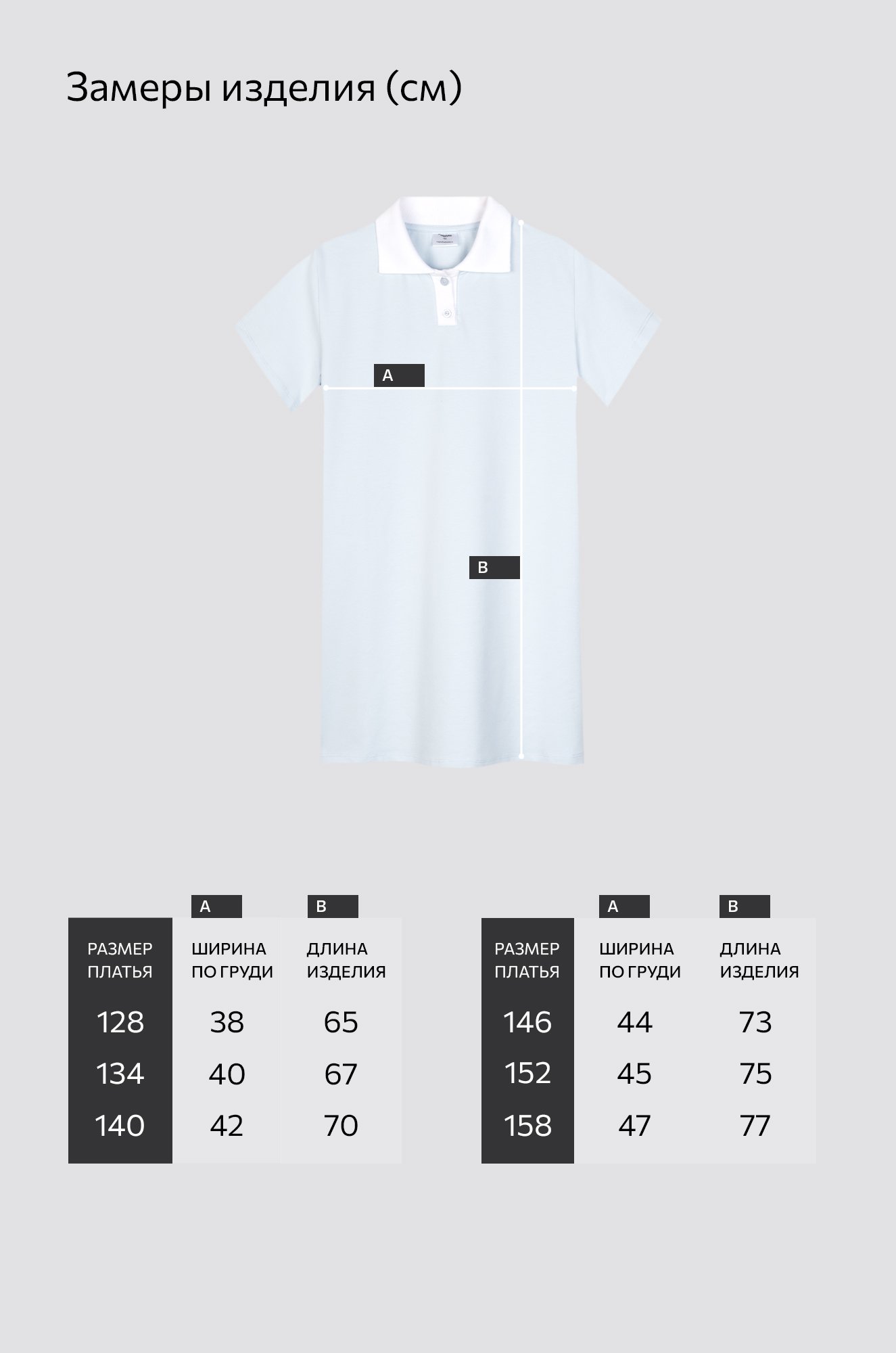 Летнее платье-поло для девочки Happyfox